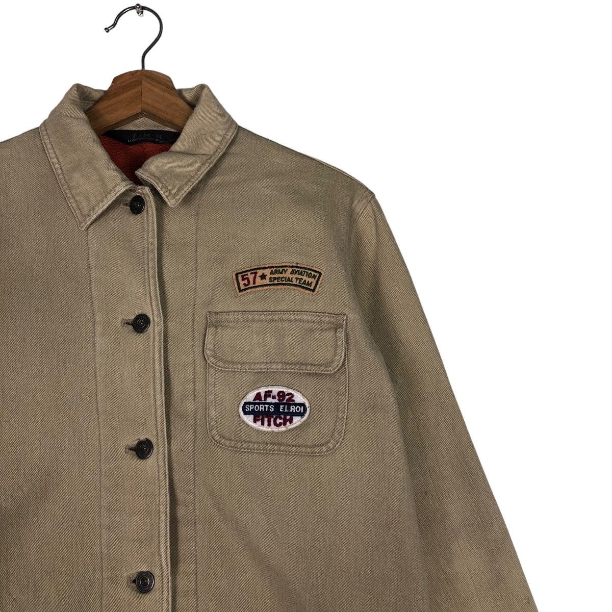 Hysteric Glamour 🔥Vtg Work Shirt Jacket Patches Nombreux Japan Made Size US M / EU 48-50 / 2 - 6 Thumbnail