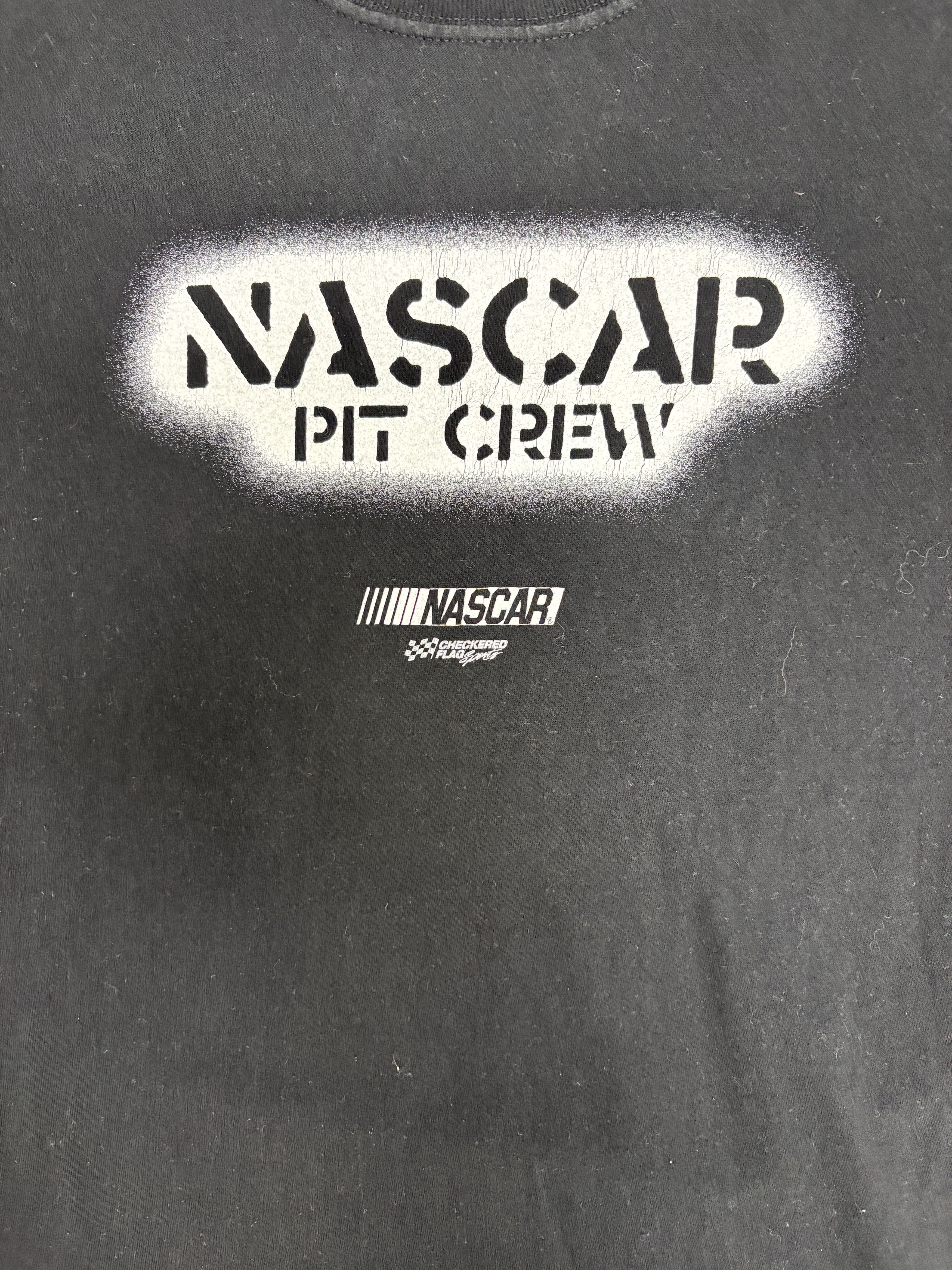 Vintage NASCAR PIt Crew Vintage Black T-Shirt Tee Size US L / EU 52-54 / 3 - 2 Thumbnail