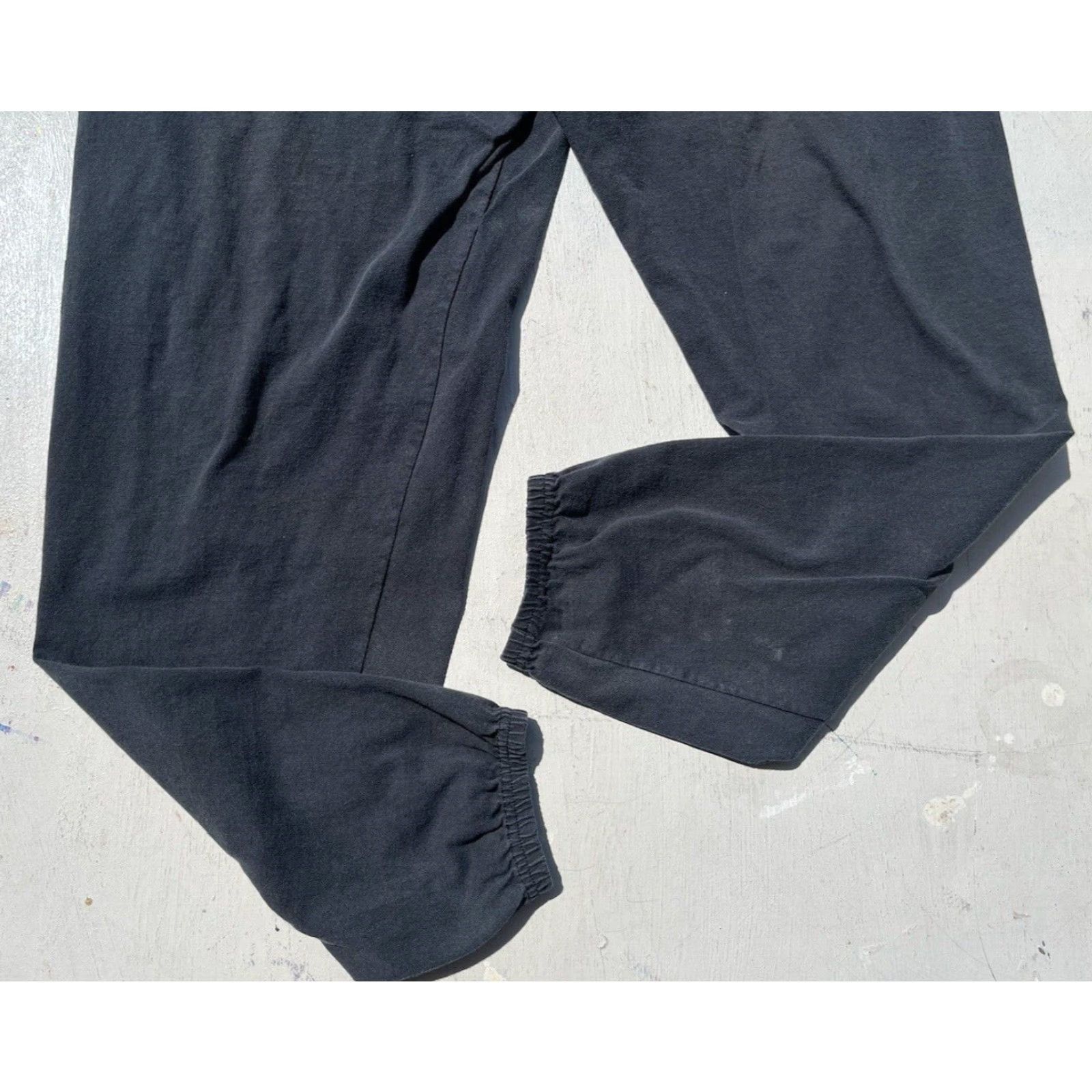 Vintage VINTAGE Bike Men's Sweatpants Black L 90s Streetwear Activewear Joggers USA Stretch Comfortable Size US 33 - 5 Thumbnail