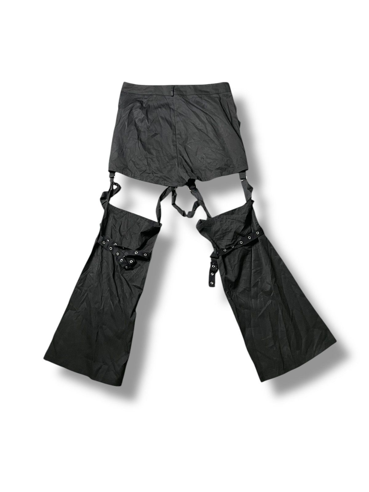 Japanese Brand Romwe Bondage Flare Pants (53) Size 30" / US 8 / IT 44 - 8 Thumbnail