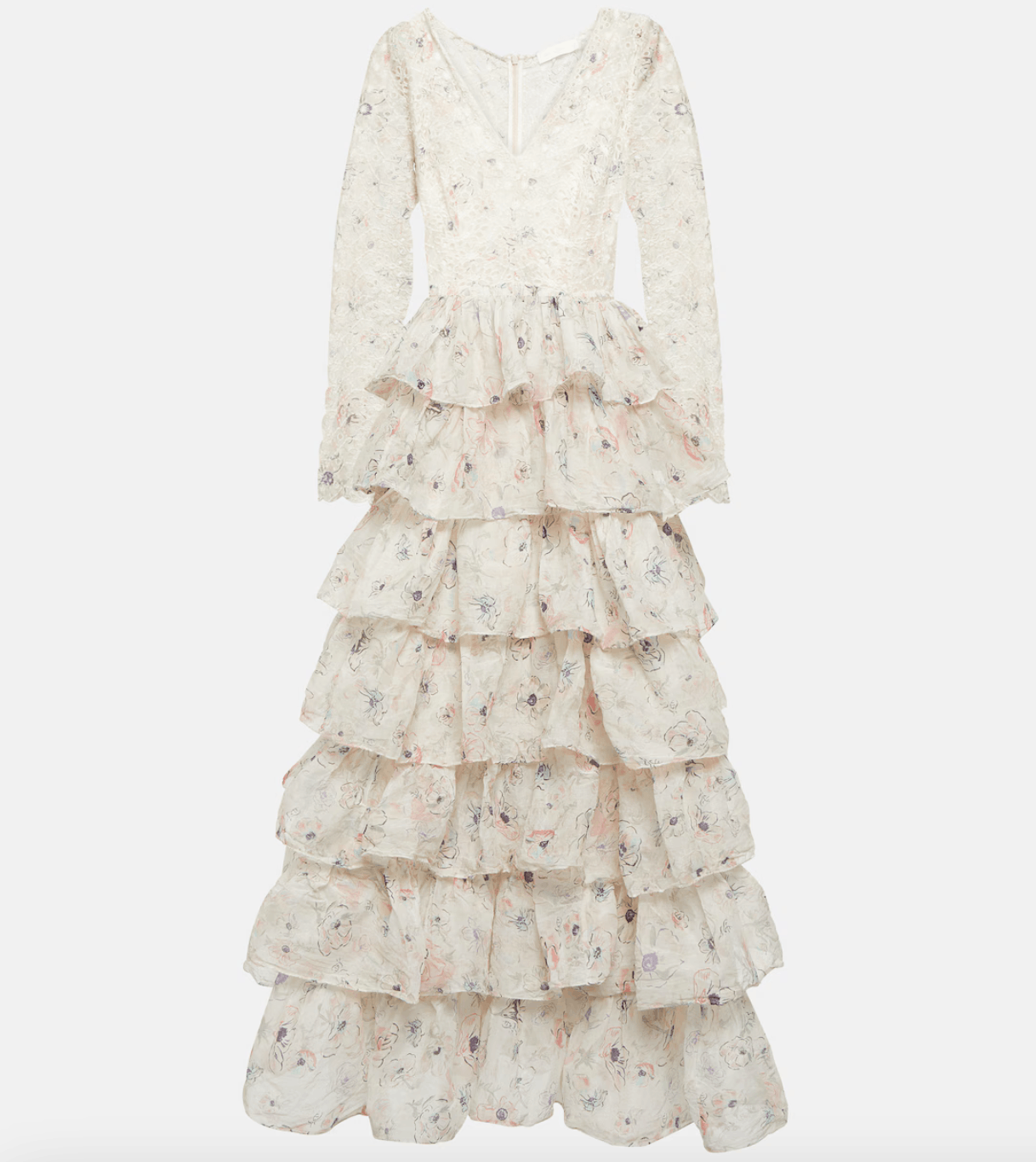 Zimmermann HALLIDAY RUFFLE GOWN Size M / US 6-8 / IT 42-44 - 3 Thumbnail