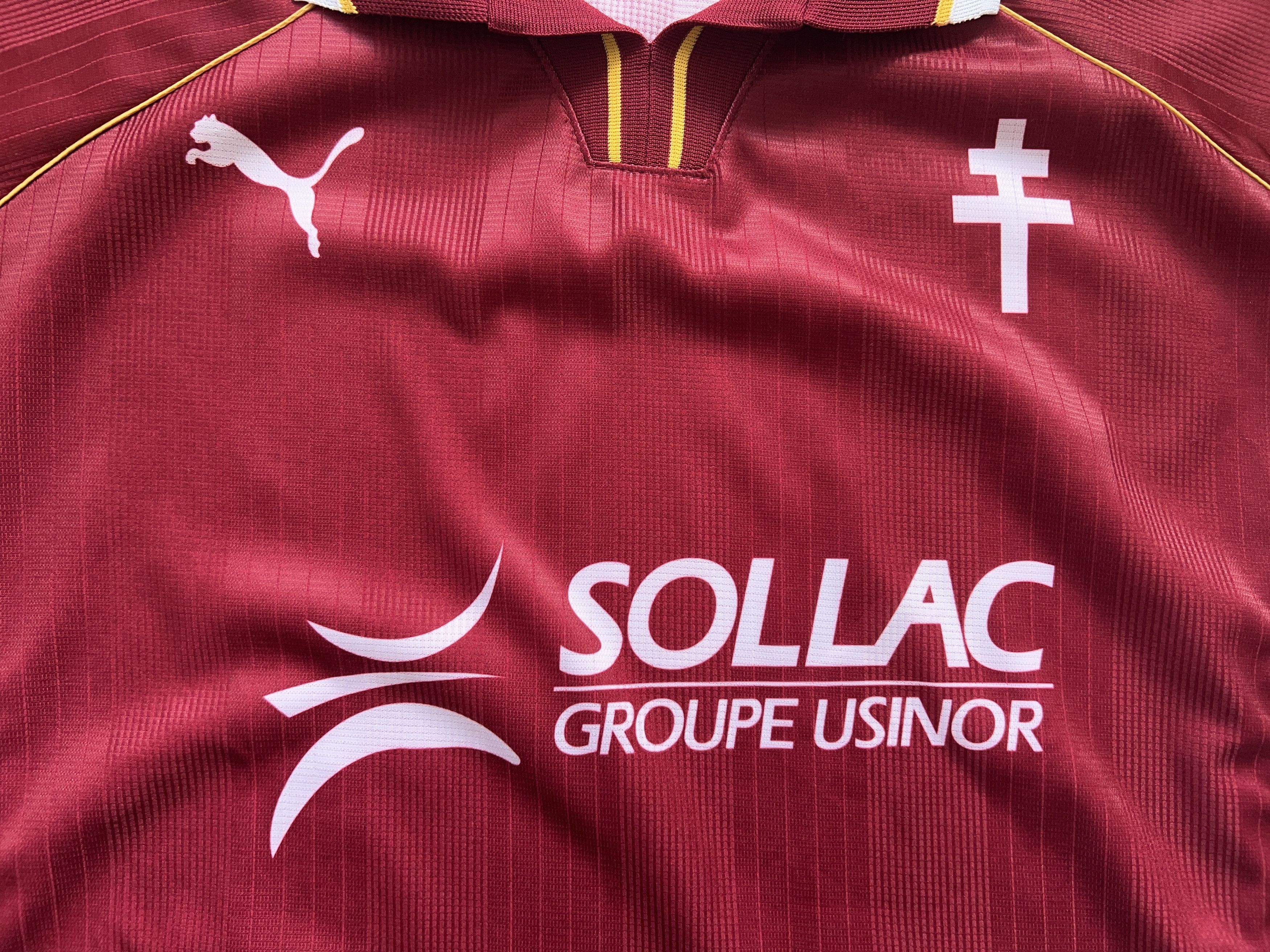 Puma Puma FC Metz France 1998 1999 Home Football Soccer Shirt Size US XL / EU 56 / 4 - 4 Thumbnail