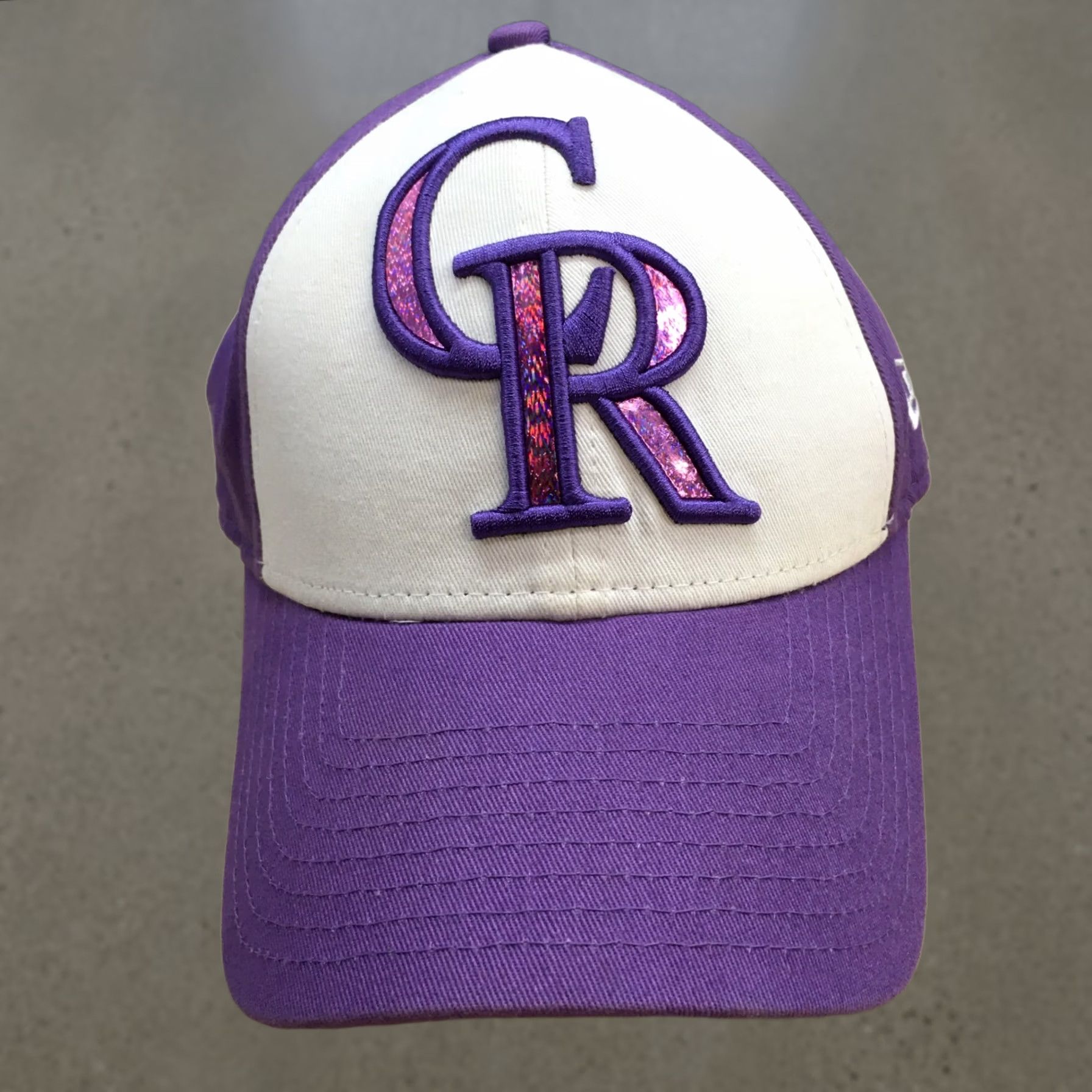 New Era New Era Colorado Rockies Baseball Cap Hat Womens OS Purple 9Forty Embroidered Size ONE SIZE - 1 Thumbnail