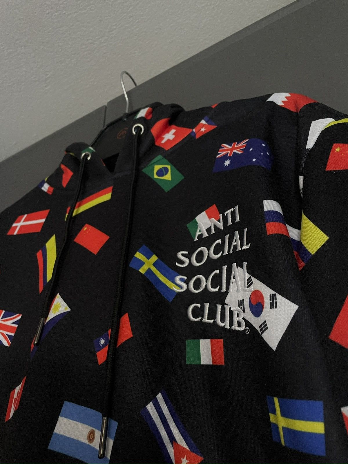 Anti Social Social Club Anti Social Social Club Orlando All Over Flag Hoodie Size US M / EU 48-50 / 2 - 3 Thumbnail