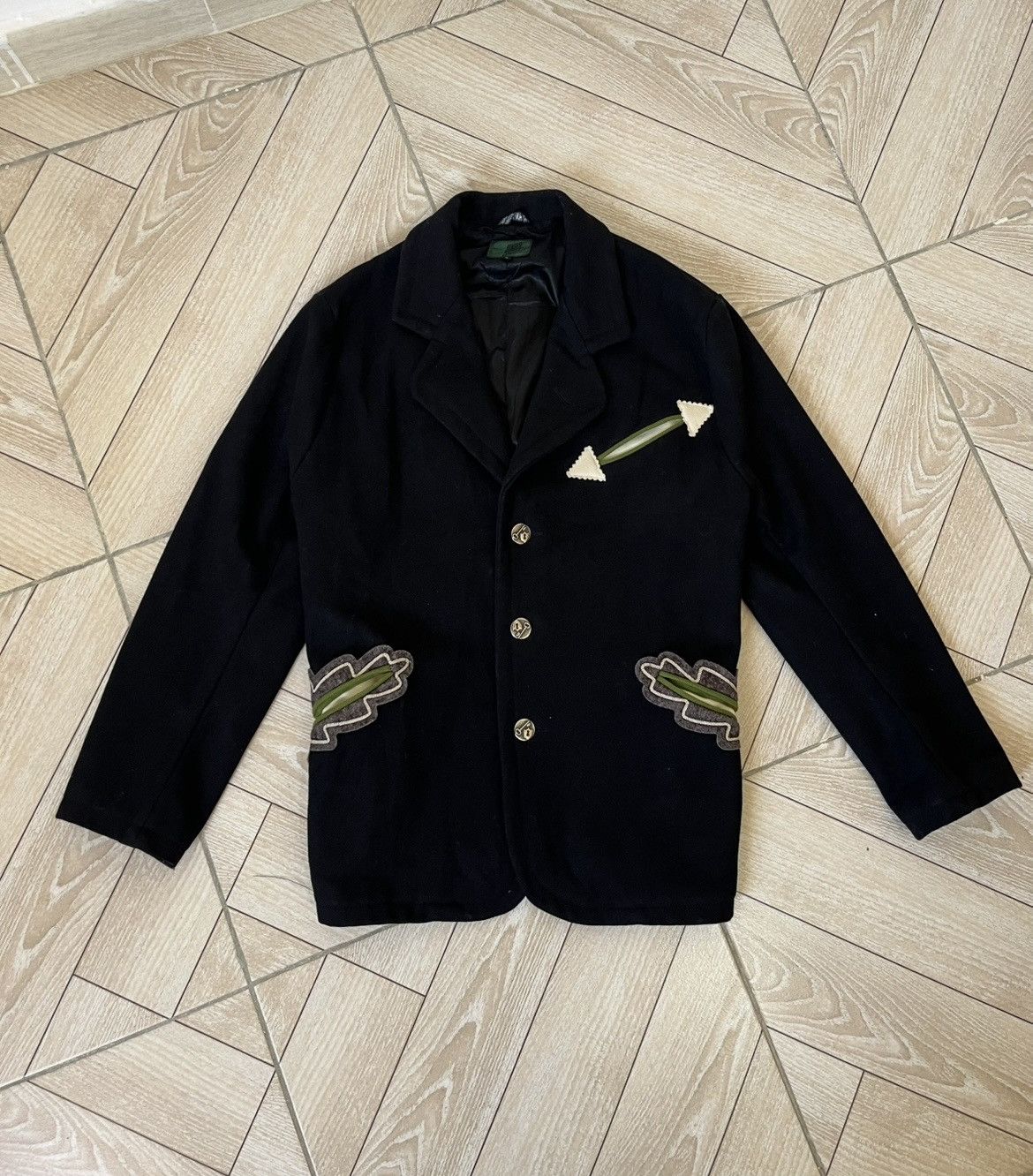 Jean Paul Gaultier Junior Gaultier FW88-89 trachten wool jacket Size US S / EU 44-46 / 1 - 1 Thumbnail