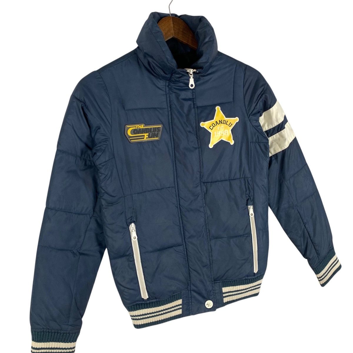 If Six Was Nine Vintage Puffer Down Jacket Coandlu American Casual Wear Size US S / EU 44-46 / 1 - 2 Thumbnail
