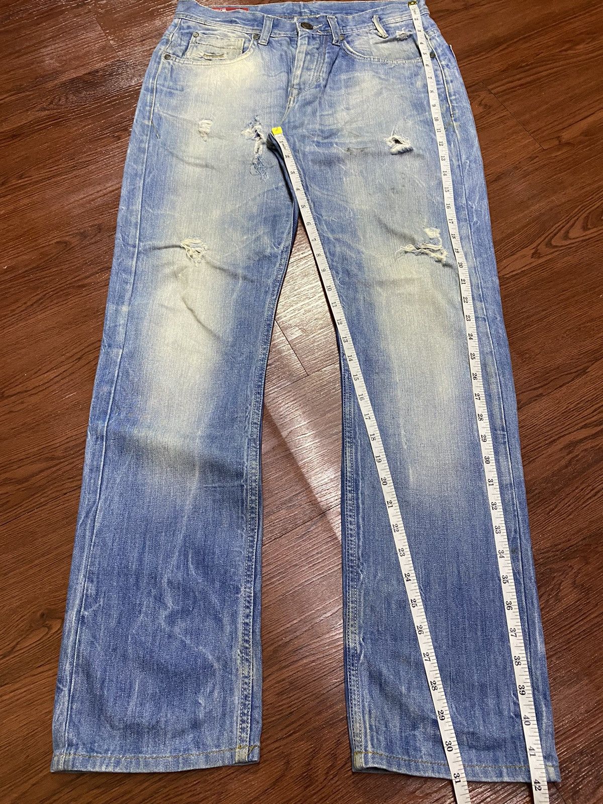 Rhude × Zara Vintage Zara Jeans 1975 Faded Distressed Size US 31 - 14 Thumbnail
