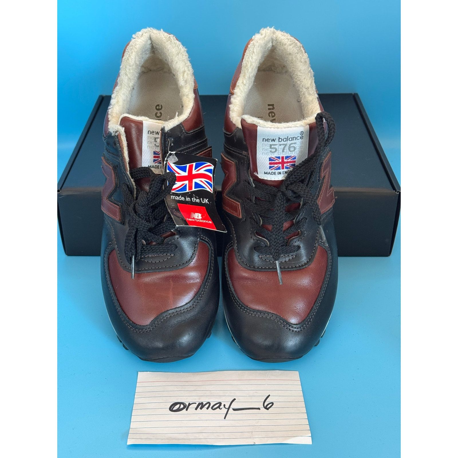New Balance vtg New Balance 576 the "Aviator" Jacket Series m8 w9.5 Size US 8.5 / EU 41-42 - 3 Thumbnail