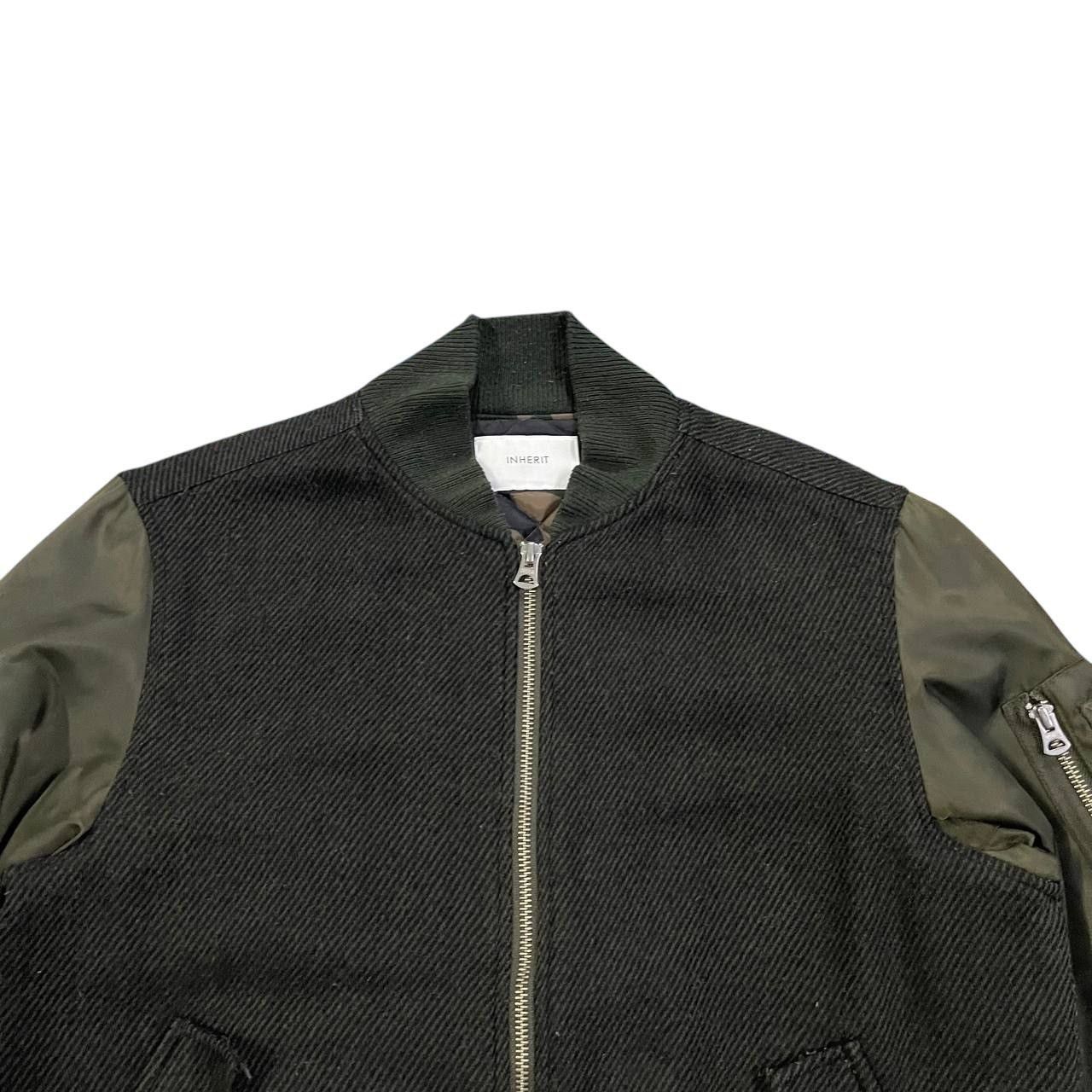 Japanese Brand Inherit Wool Bomber Jacket Camo Quilted Size US M / EU 48-50 / 2 - 2 Thumbnail