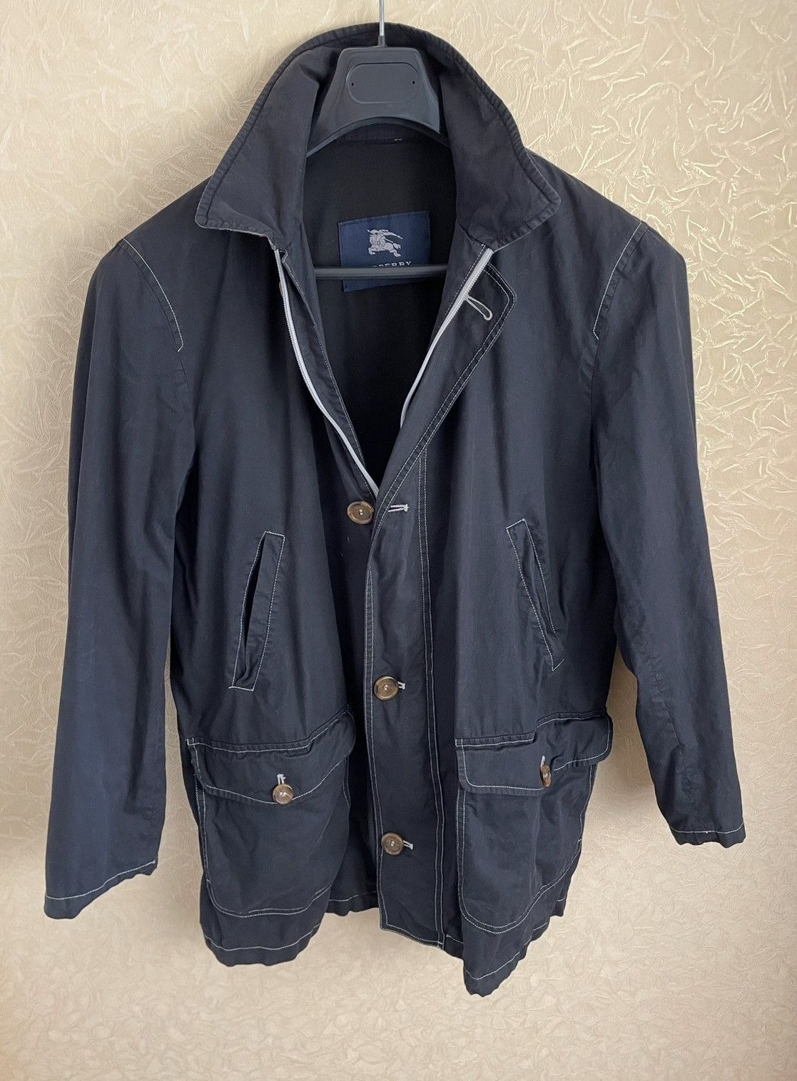 Burberry Burberry light jacket size M dark blue Size US M / EU 48-50 / 2 - 2 Thumbnail