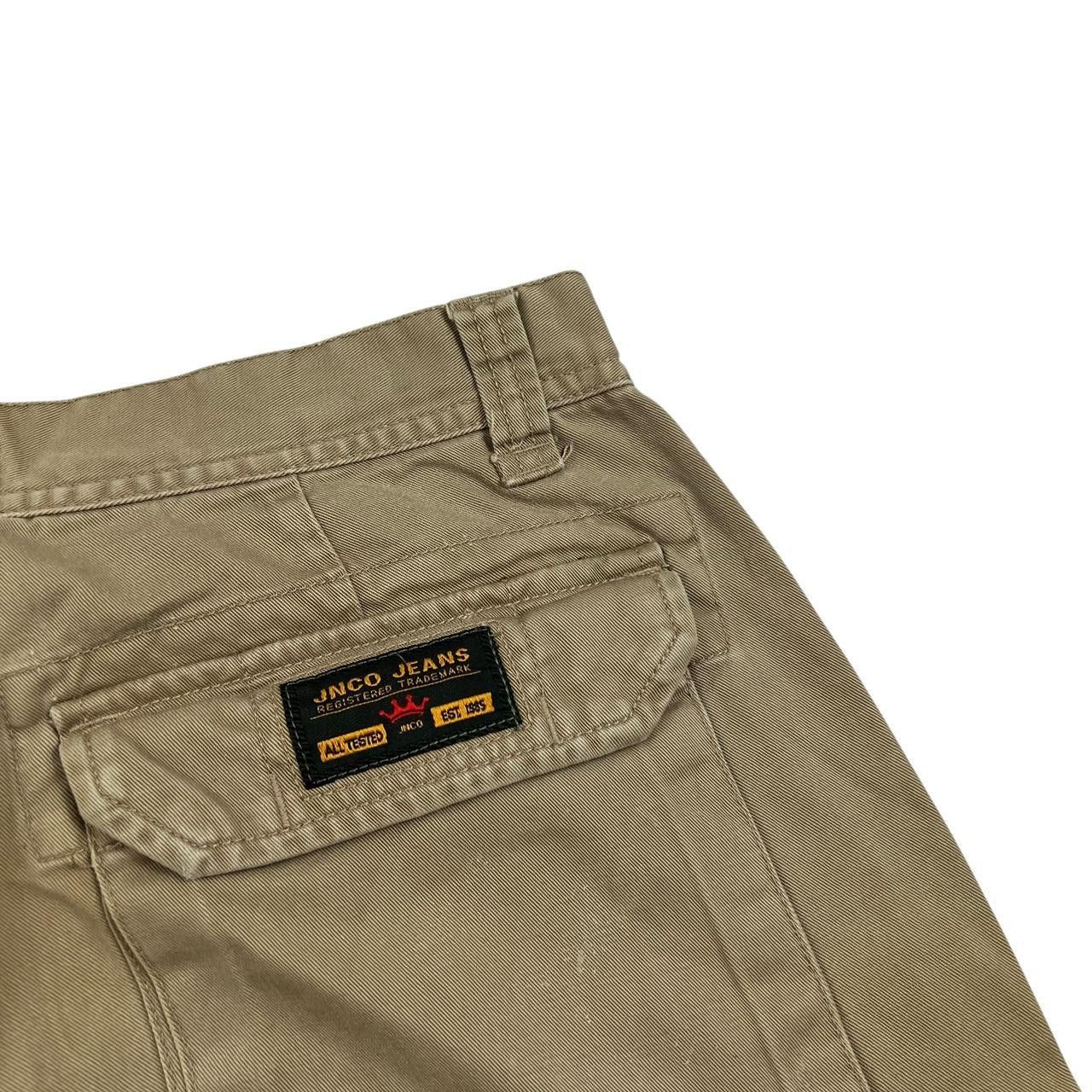 JNCO Vintage Jnco Baggy Embroidered Dragon Cargo Shorts Waist 33 Size US 33 - 5 Thumbnail