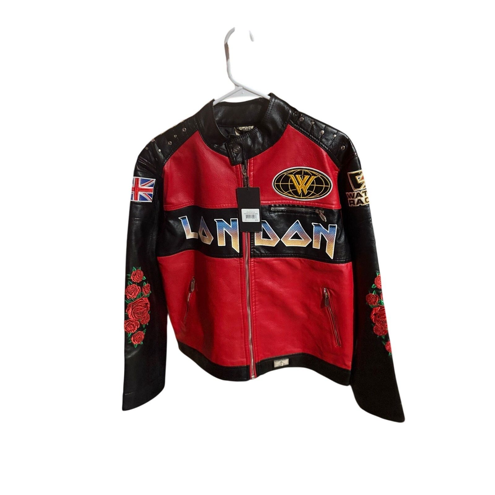 Other NWT SZ M - Watson World Tour Moto Jacket, Red/Blk Size US M / EU 48-50 / 2 - 2 Thumbnail