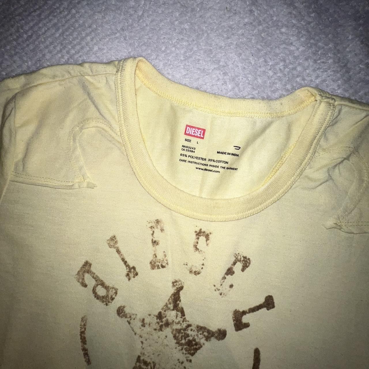 Diesel DIESEL Yellow Sheriff Star Tee – 1978 Graphic Size M / US 6-8 / IT 42-44 - 4 Thumbnail
