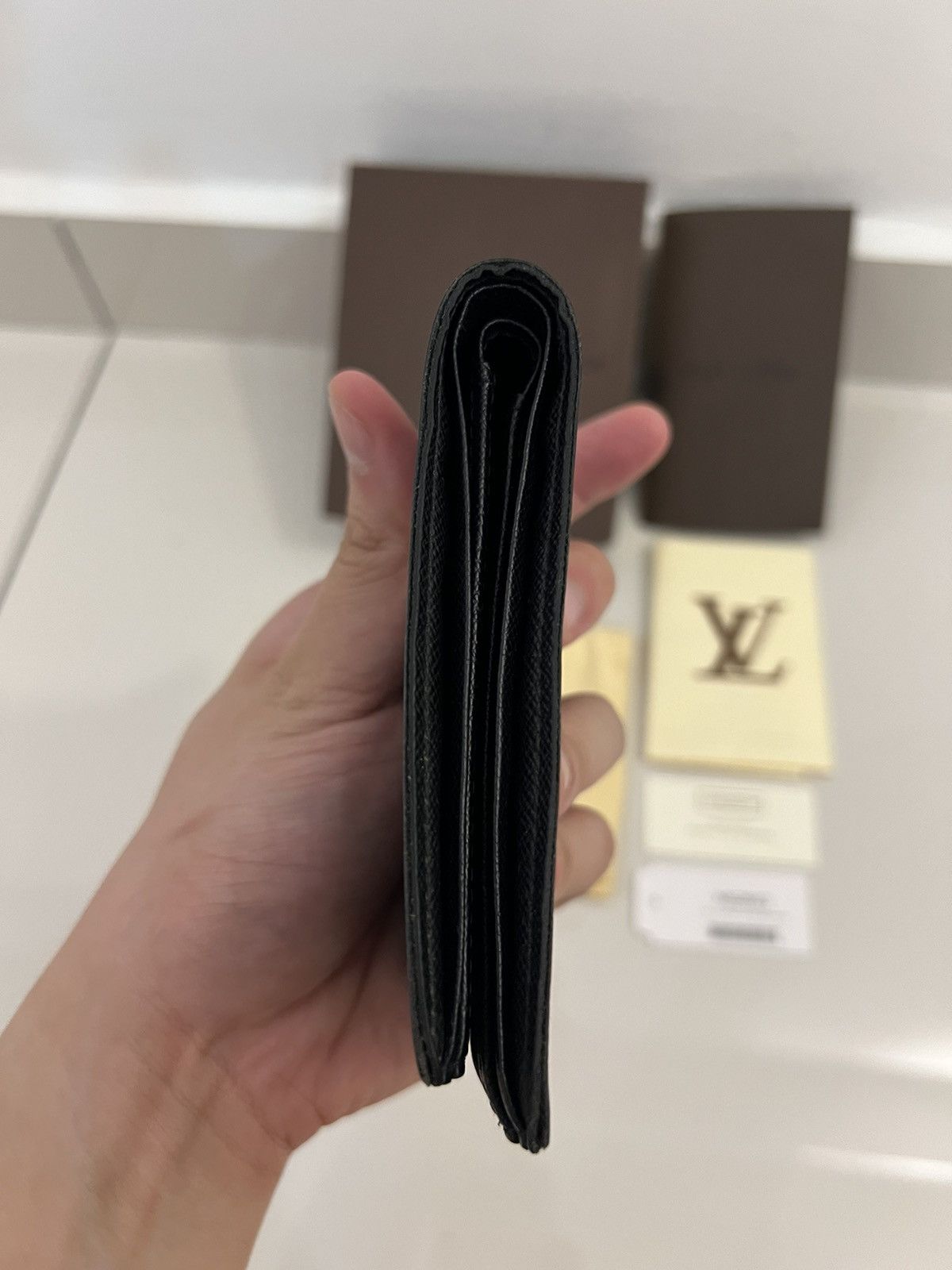 Louis Vuitton LV Louis Vuitton Multiple Wallet Damier Ebene (N60895) Size ONE SIZE - 9 Thumbnail