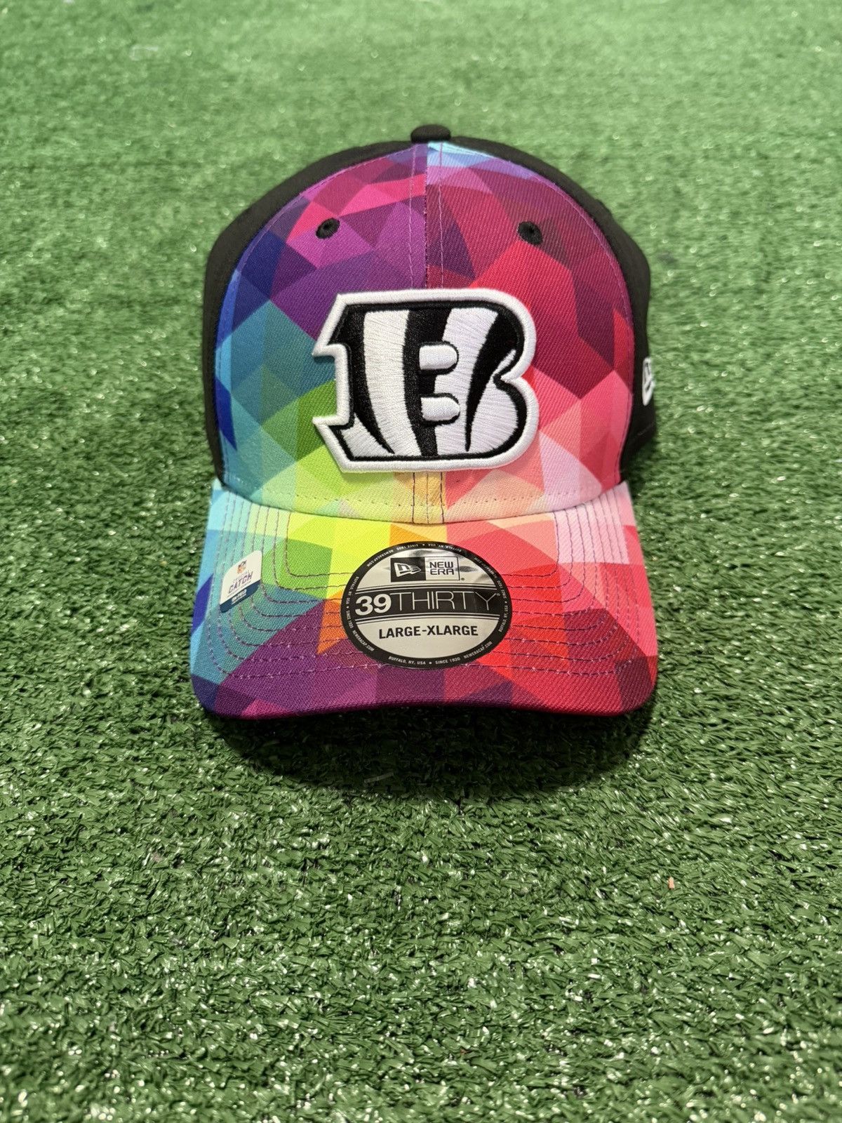 New Era 2023 Crucial Catch Cincinnati Bengals New Era 39THIRTY NFL Size ONE SIZE - 1 Thumbnail