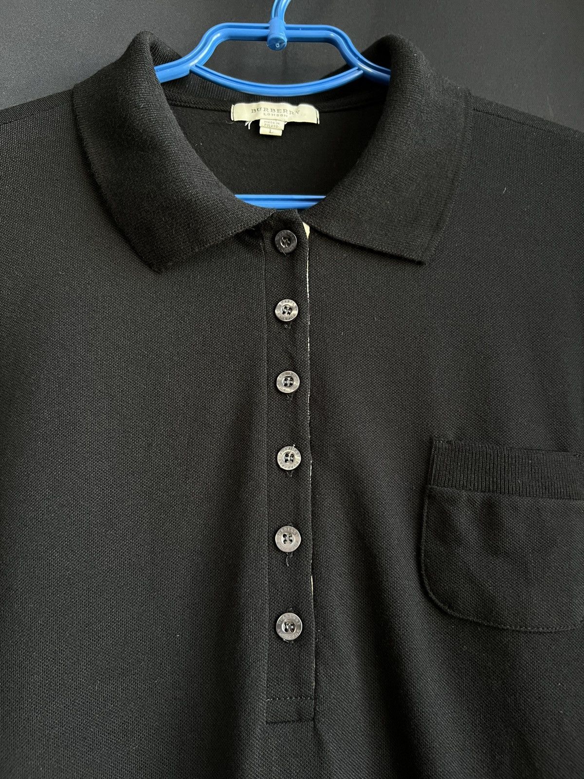 Burberry Burberry London Long Sleeve T-Shirt Black Size L Size L / US 10 / IT 46 - 3 Thumbnail