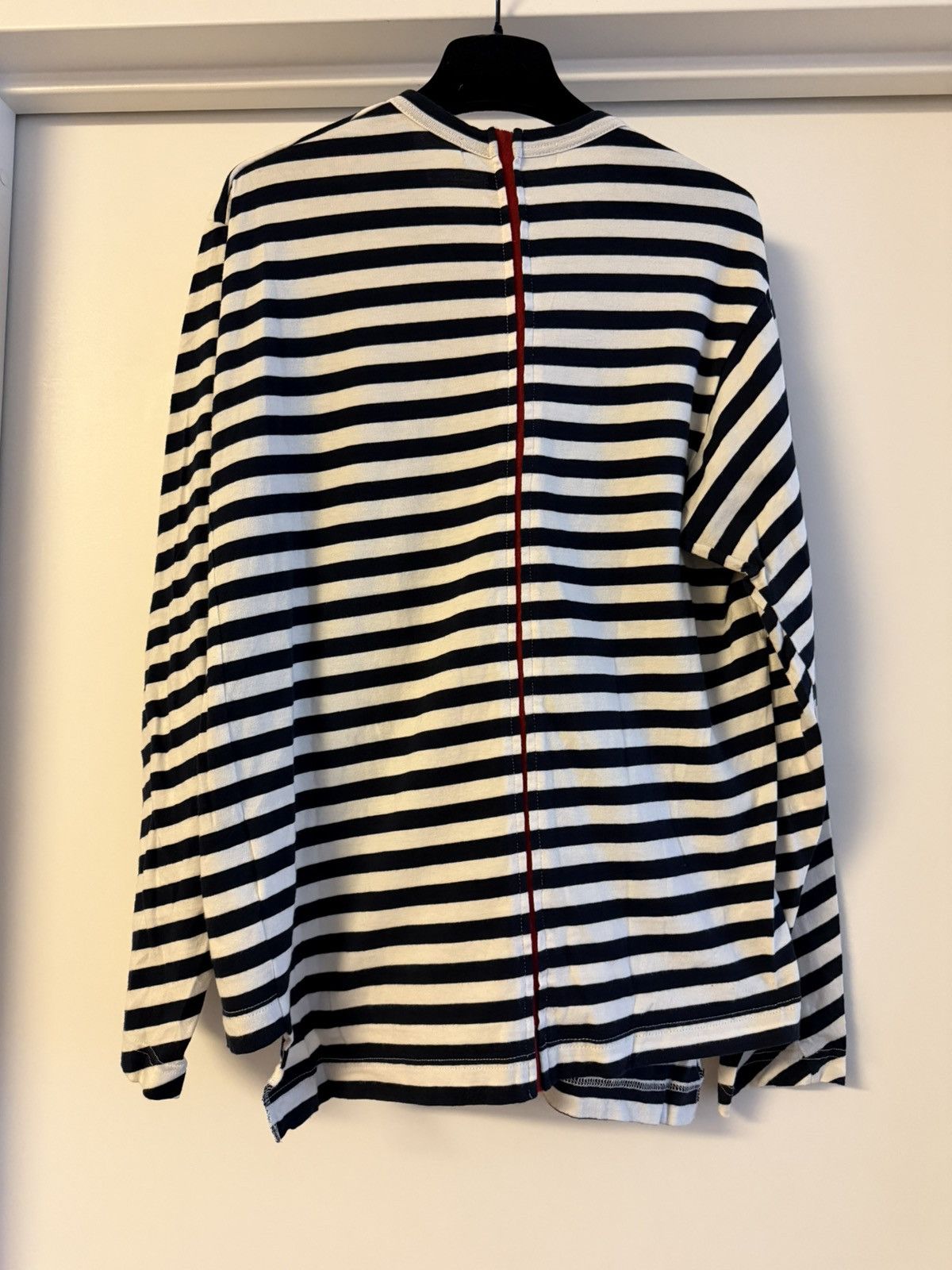 Comme des Garcons SHIRT COMME DES GARÇONS SHIRT MAN Asymmetrical Stripe T-Shirt Size US L / EU 52-54 / 3 - 2 Thumbnail