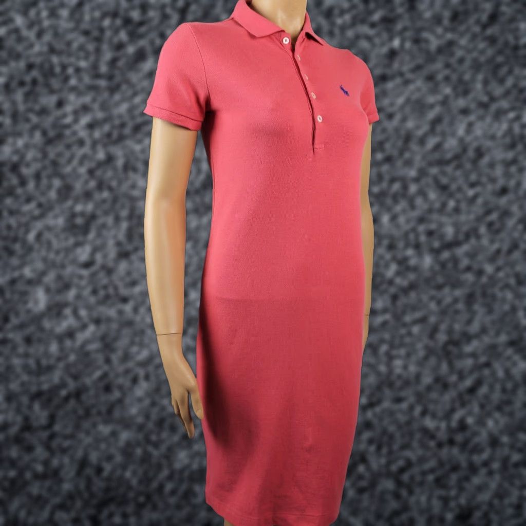 Ralph Lauren Ralph Lauren Small S RED POLO DRESS BLUE PONY NWT Size S / US 4 / IT 40 - 1 Preview