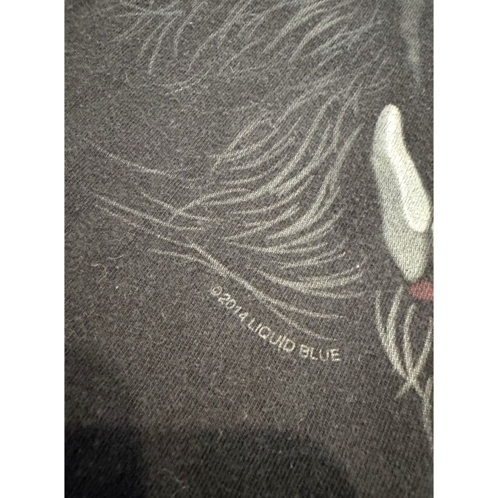 Liquid Blue Vtg Liquid Blue Werewolf Wolf Face T Shirt Size 4XL Black Short Sleeve Men’s Size US XXL / EU 58 / 5 - 3 Thumbnail