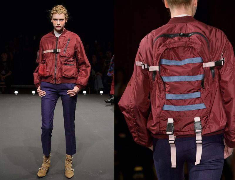 Jun Takahashi × Undercover Undercover SS16 Runway Backpack Bomber Jacket Size L / US 10 / IT 46 - 1 Thumbnail