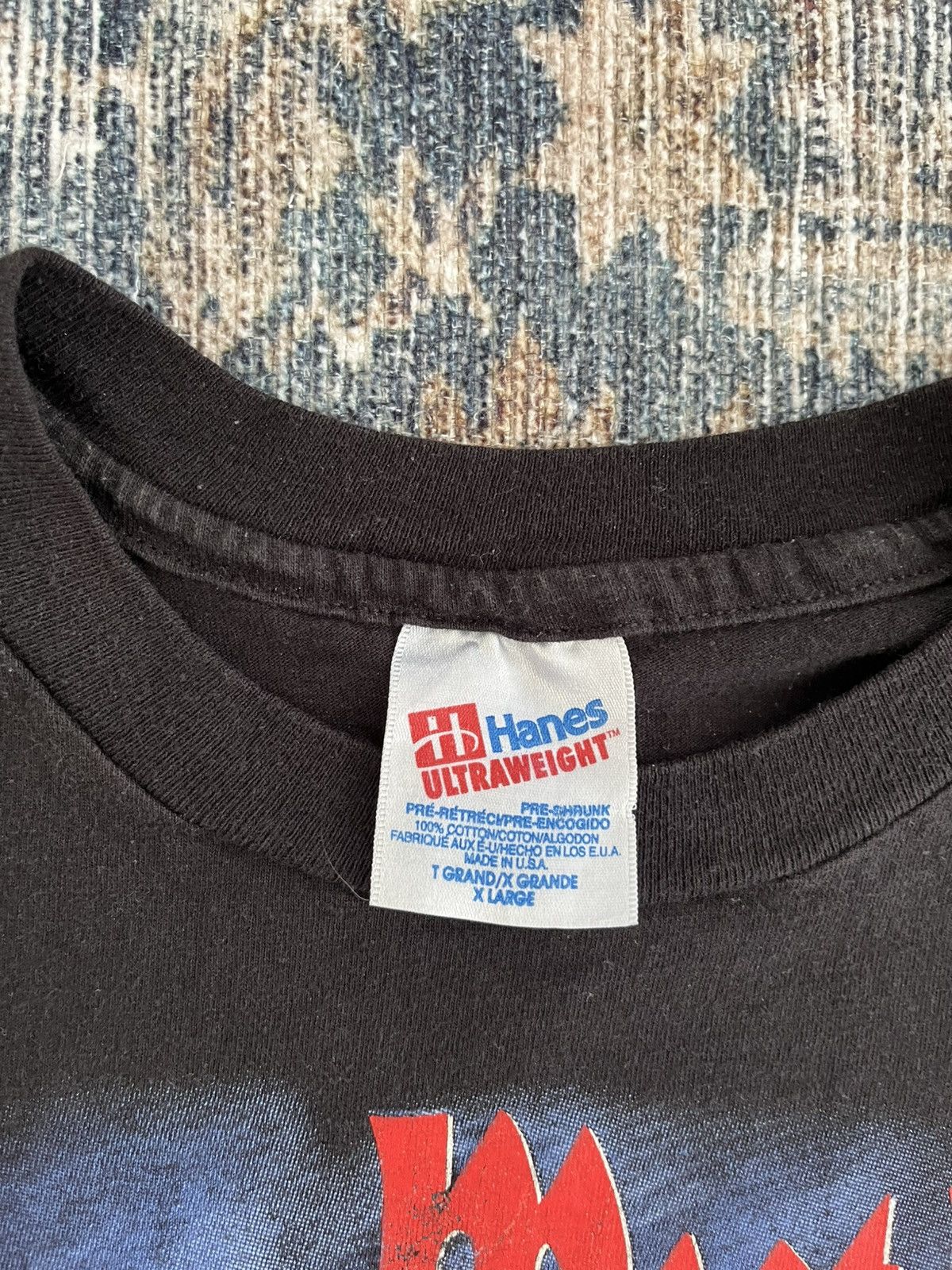 Hanes vintage meat loaf band tee Size US XL / EU 56 / 4 - 3 Thumbnail