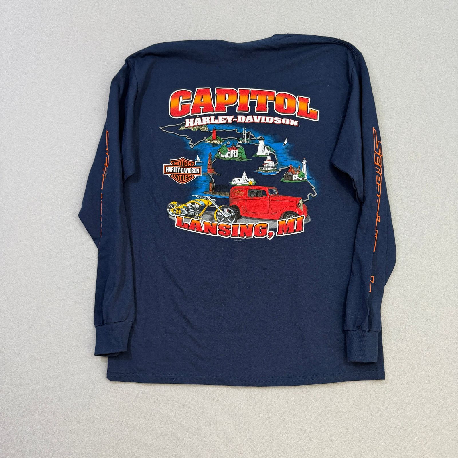 Harley Davidson Harley Davidson Long Sleeve Shirt Large Lansing Michigan NEW Size US L / EU 52-54 / 3 - 1 Thumbnail