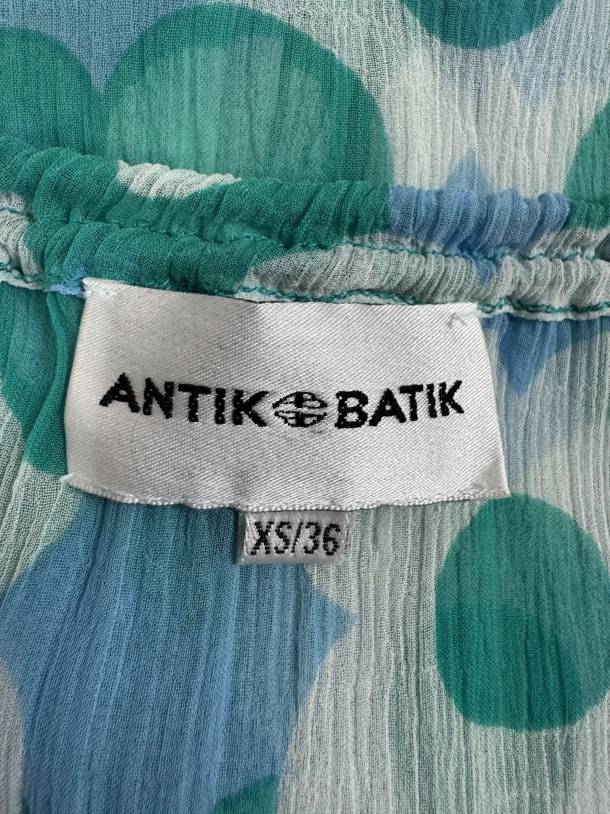 Antik Batik 100% viscose Lightweight airy blouse / tunic XS/S Size S / US 4 / IT 40 - 15 Thumbnail