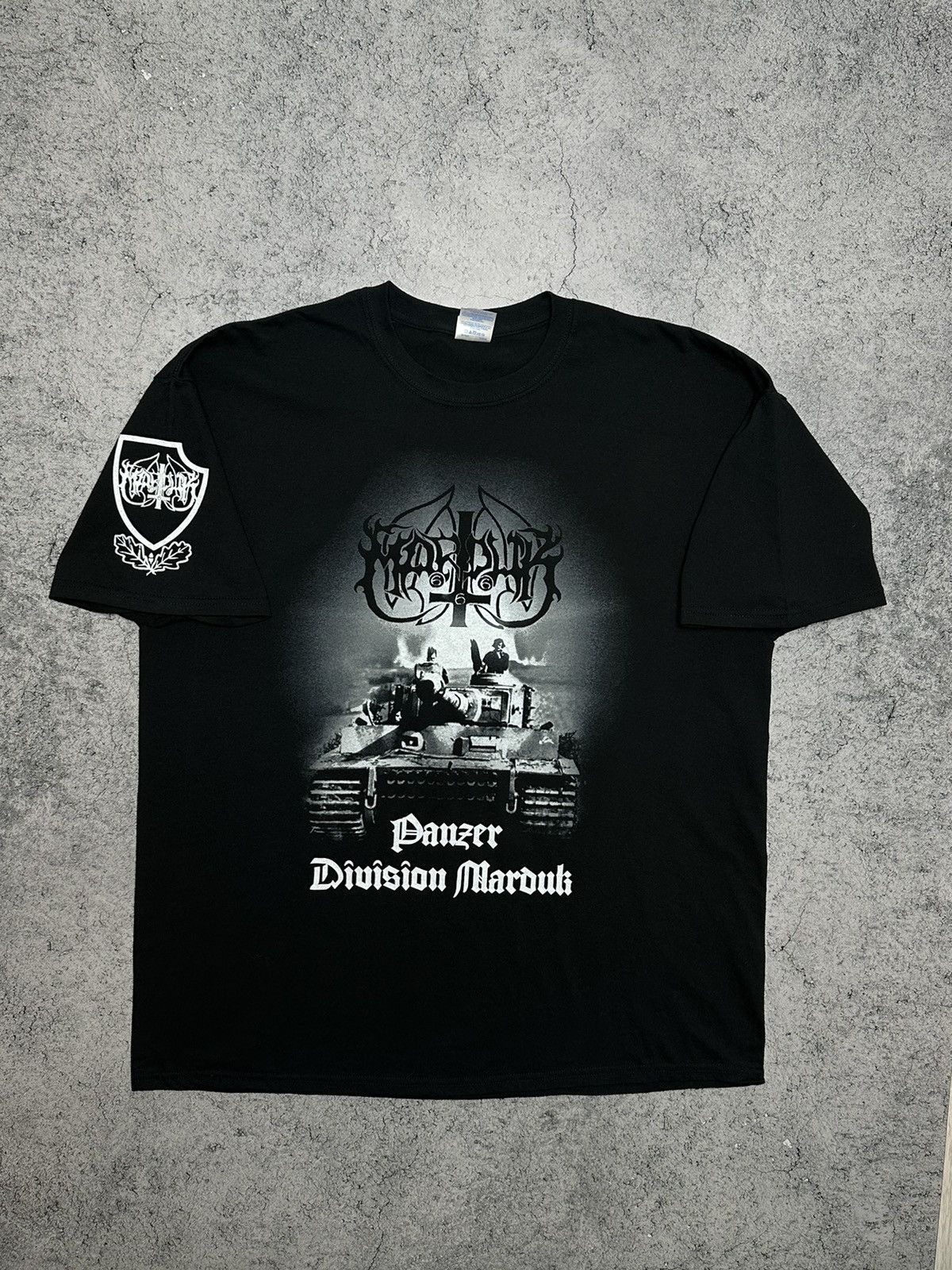 Band Tees Vintage Marduk Panzer Division 2008 Graphic T-shirt Size US XL / EU 56 / 4 - 1 Thumbnail