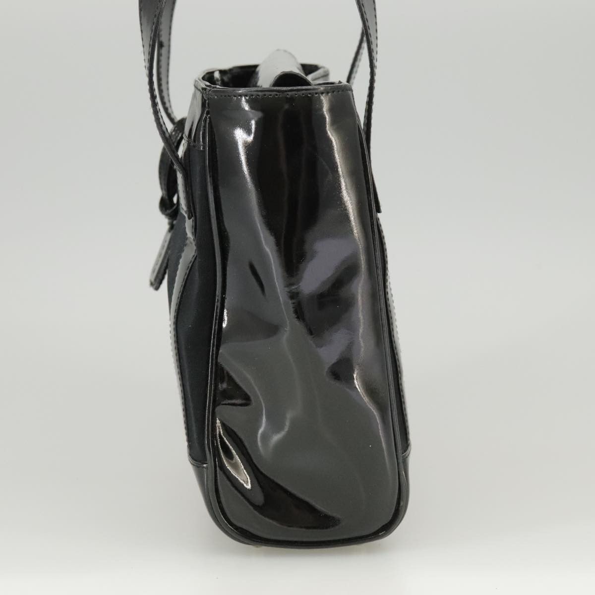 Gucci GUCCI Hand Bag Enamel Black Size ONE SIZE - 4 Thumbnail