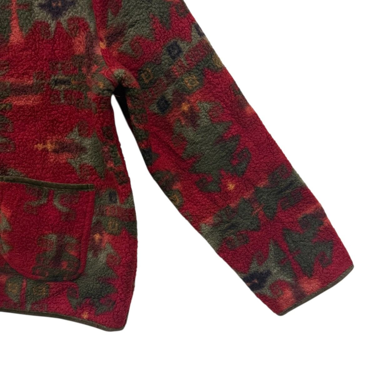 Vintage Vintage Talbots Navajo Aztec Fleece Jacket Size US L / EU 52-54 / 3 - 6 Thumbnail