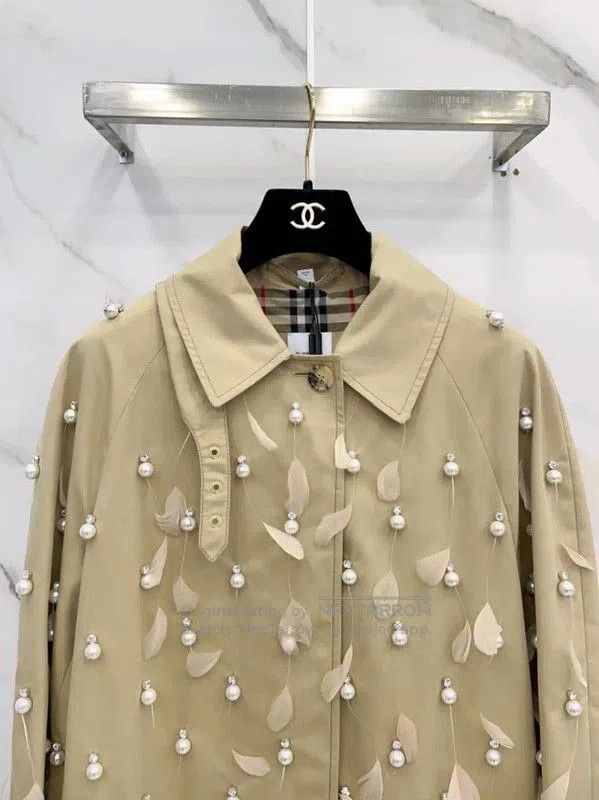 Burberry Burberry Spring Autumn Khaki Cotton Trench Coat. Size S / US 4 / IT 40 - 2 Thumbnail