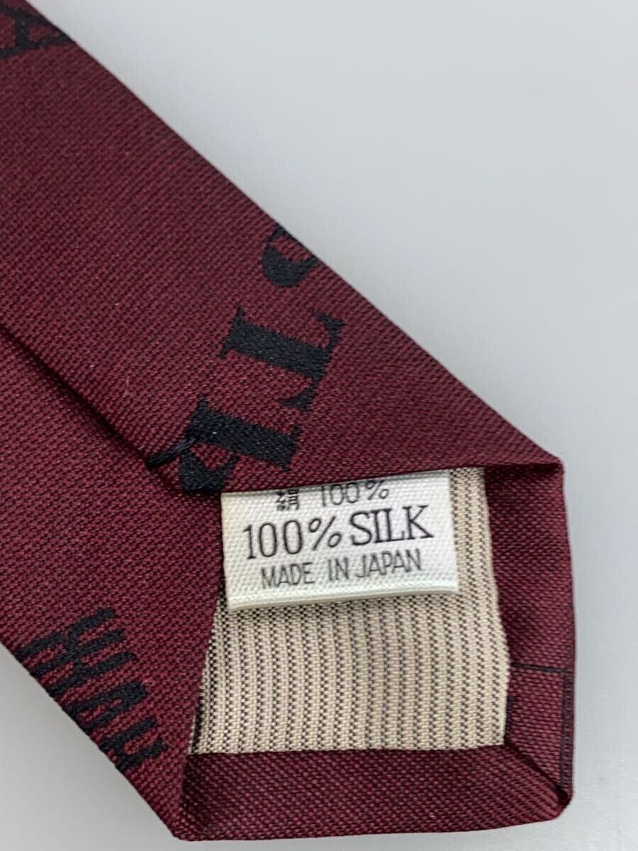 Jean Paul Gaultier Russian Script Striped Silk Tie Size ONE SIZE - 4 Thumbnail
