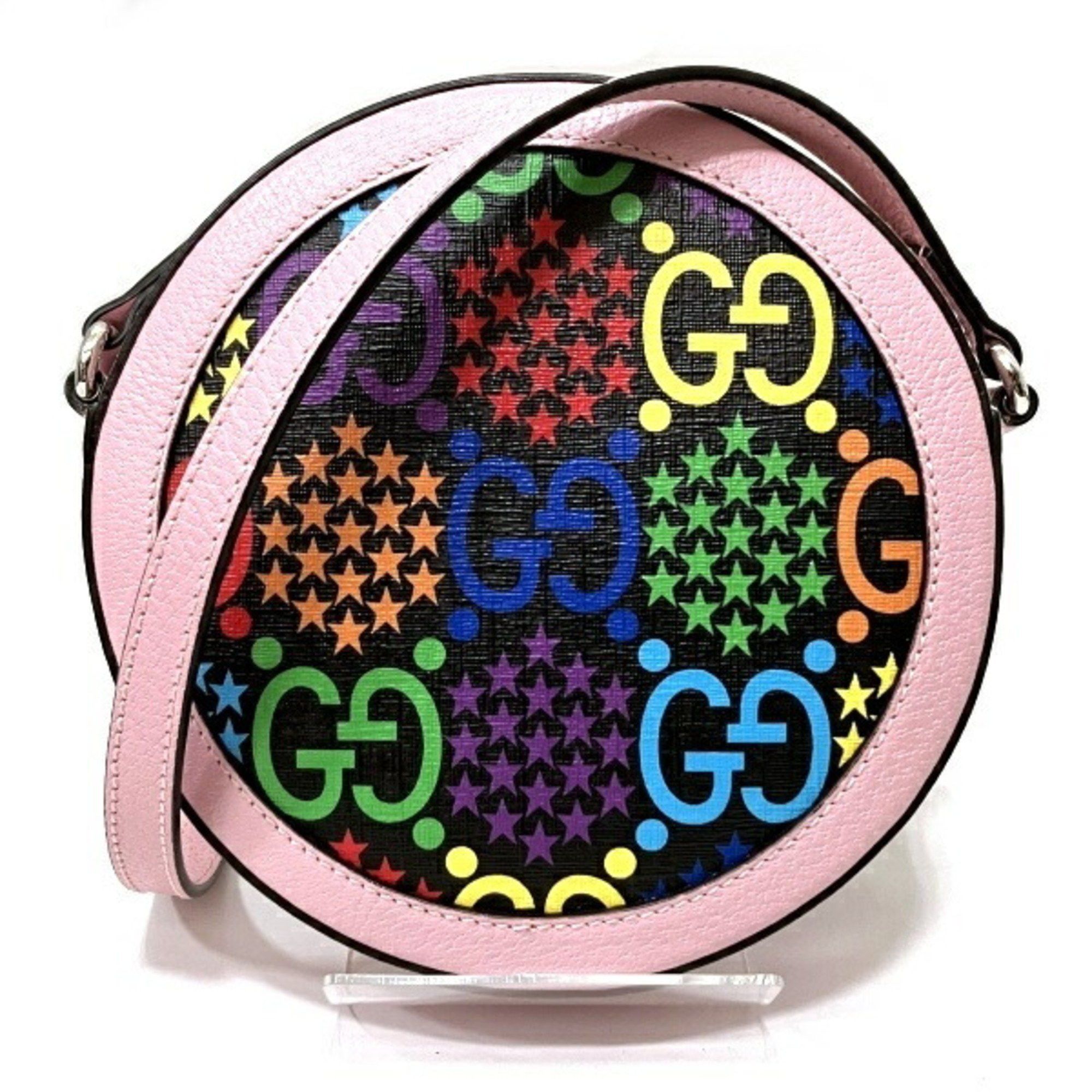 image of Gucci GG Psychedelic 603938 Round Bag Shoulder Ladies, Women's