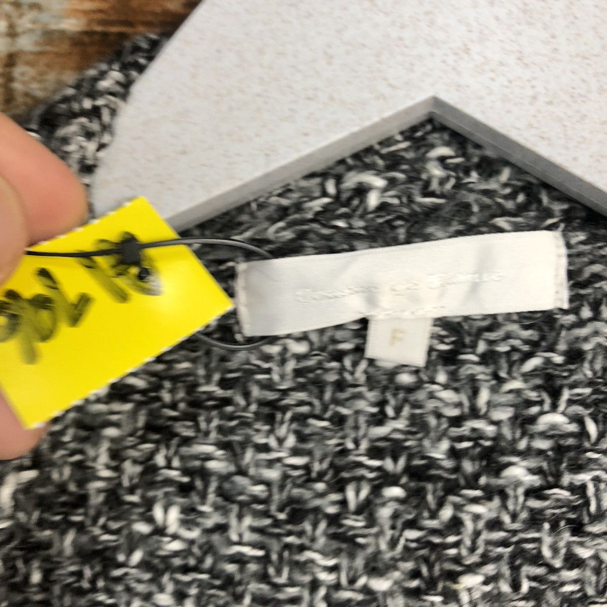 Homespun Knitwear Comme Ca Mature Grey Knitwear cardigan #A1796 Size M / US 6-8 / IT 42-44 - 9 Thumbnail