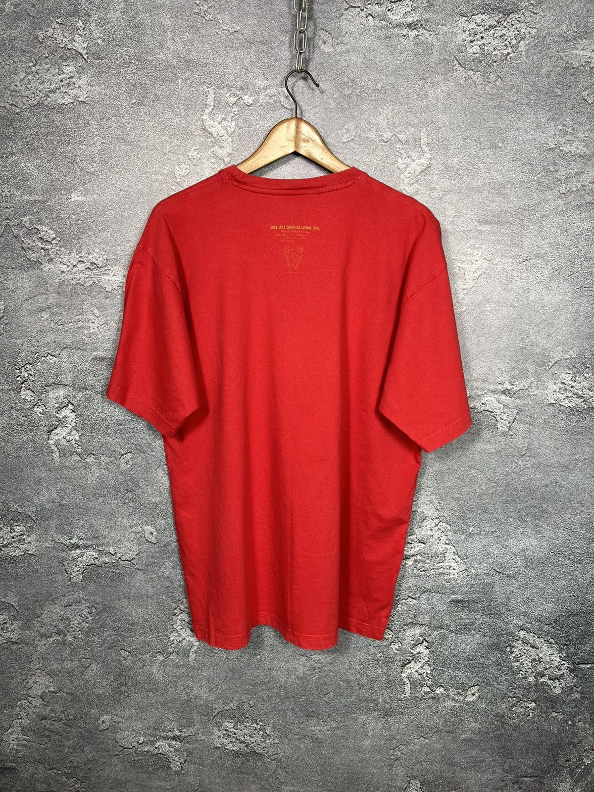 Vintage 80s Casuals Manchester United 2008 Champions T-shirt Size US L / EU 52-54 / 3 - 10 Thumbnail