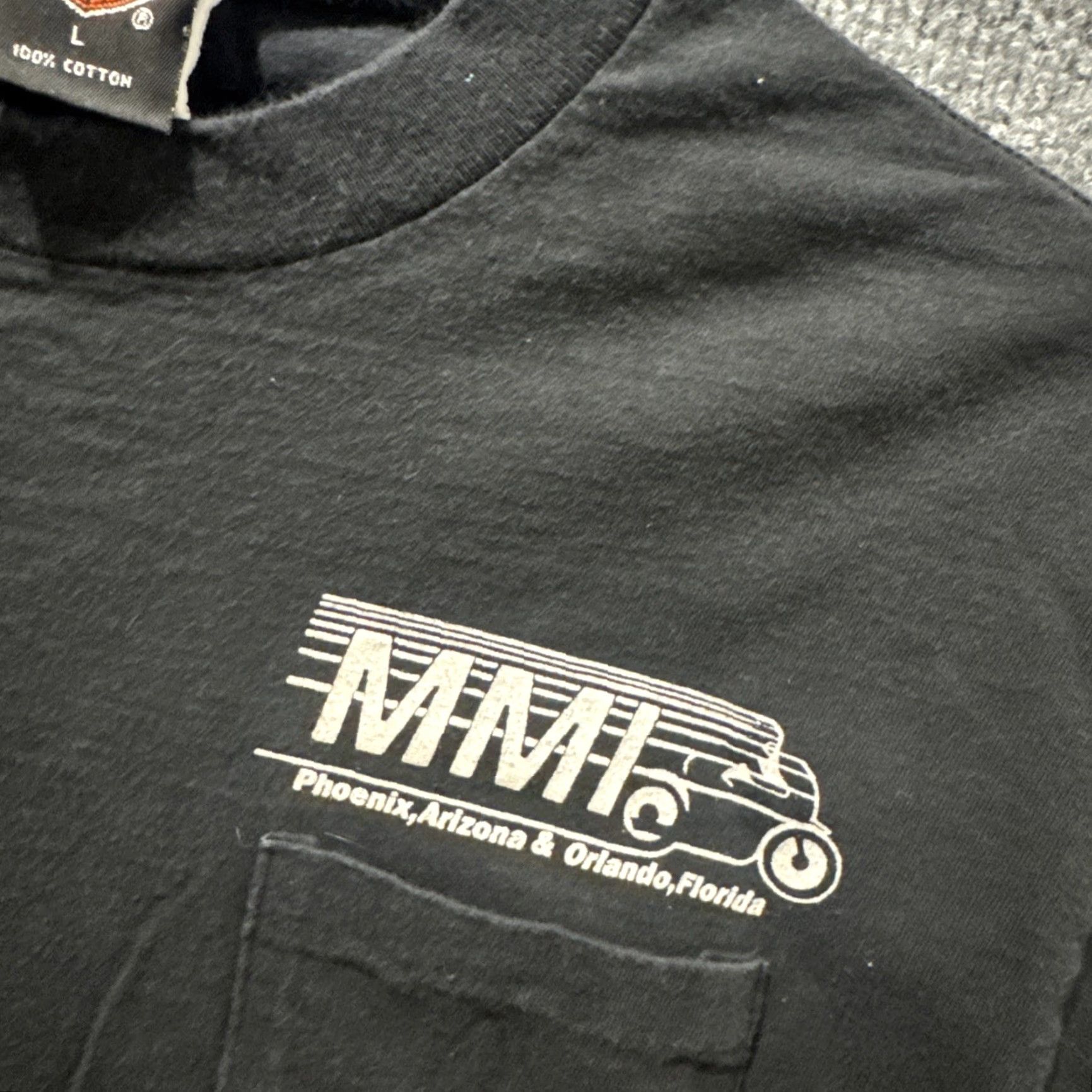 Harley Davidson VINTAGE Harley-Davidson Motorcycle Mechanics Institute Black T-Shirt Men’s L Mens Black 90s Size US L / EU 52-54 / 3 - 7 Thumbnail
