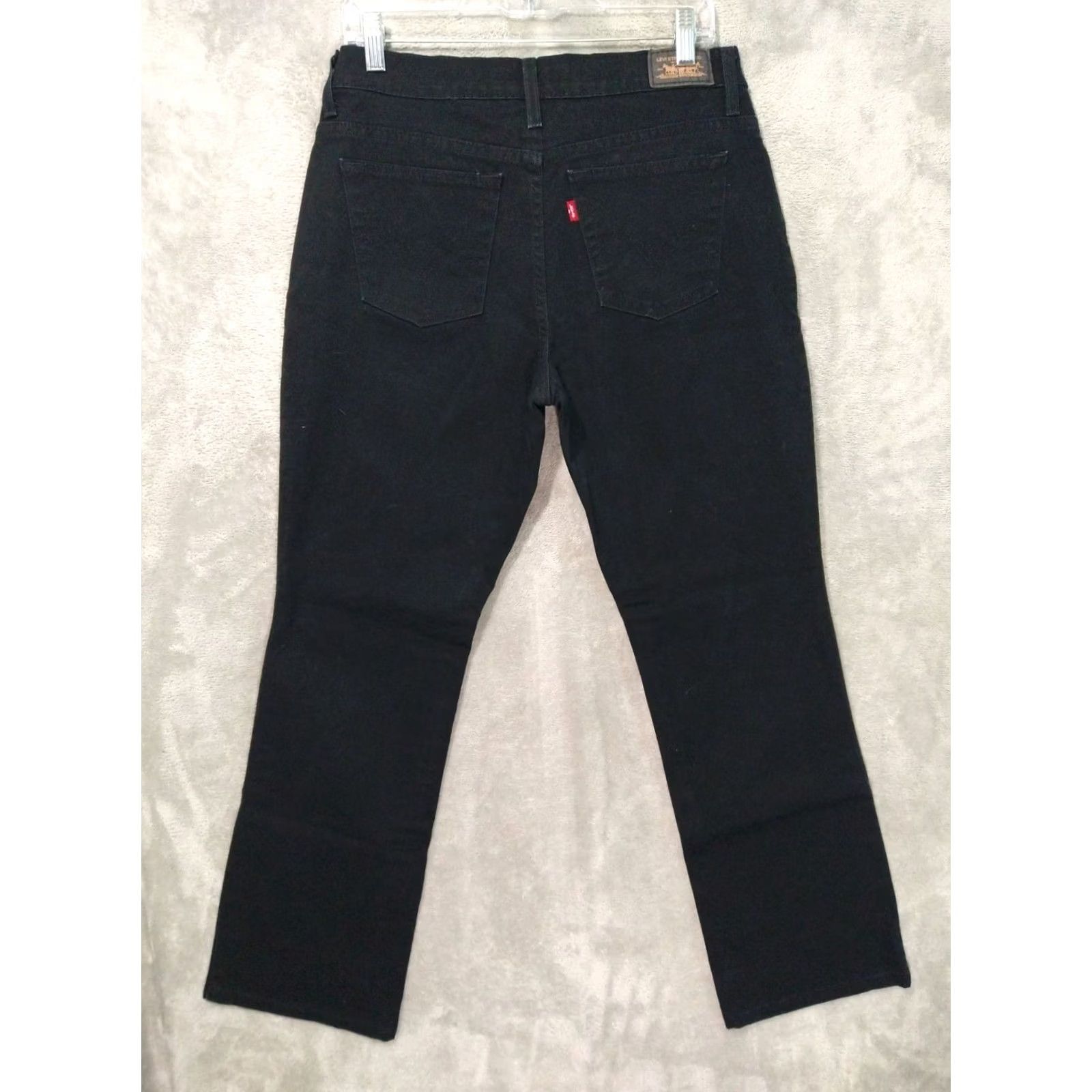 Levi's Levi's 550 Jeans Womens 10 Black Denim Relaxed Fit Bootcut Mid Rise Stretch Jeans Men? Size 32" / US 10 / IT 46 - 2 Thumbnail