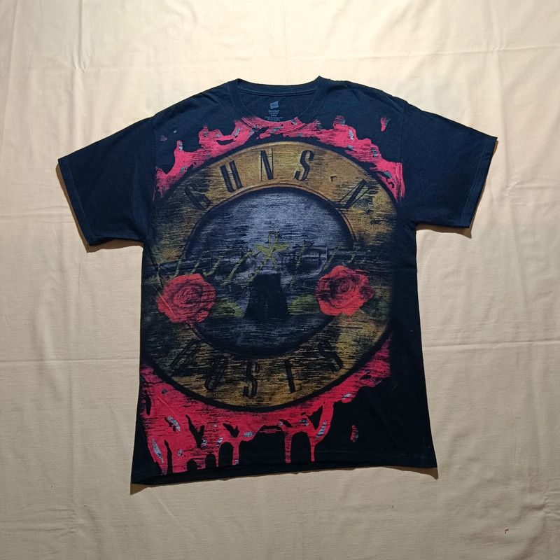 Guns N' Roses Vintage Y2K Guns N´ Roses Black Tshirt Band Tee Mens M 2008 Size US M / EU 48-50 / 2 - 1 Thumbnail