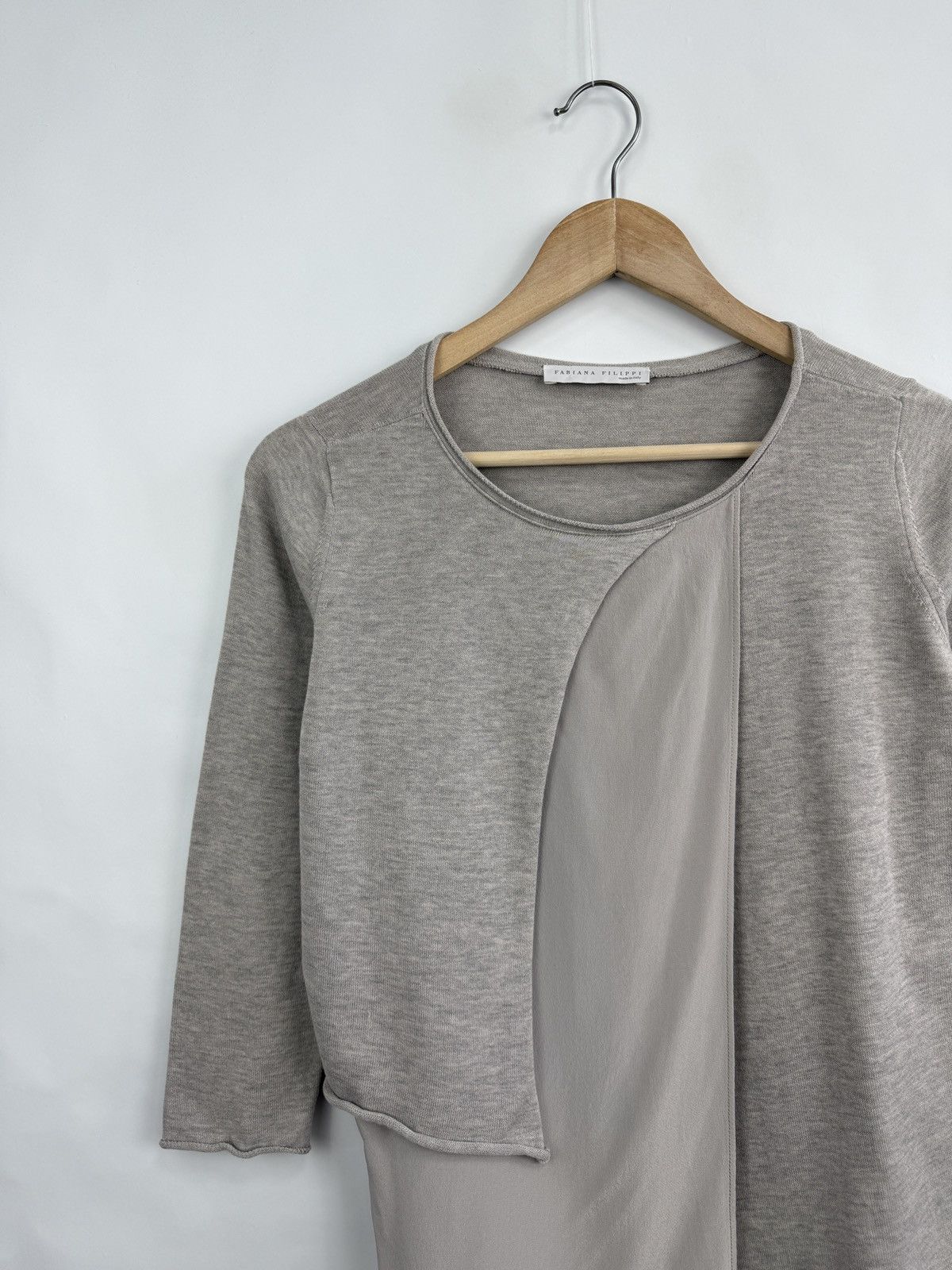 Fabiana Filippi 🇮🇹 Fabiana Filippi Light Sweater Made in Italy Rare Retro Size M / US 6-8 / IT 42-44 - 3 Thumbnail