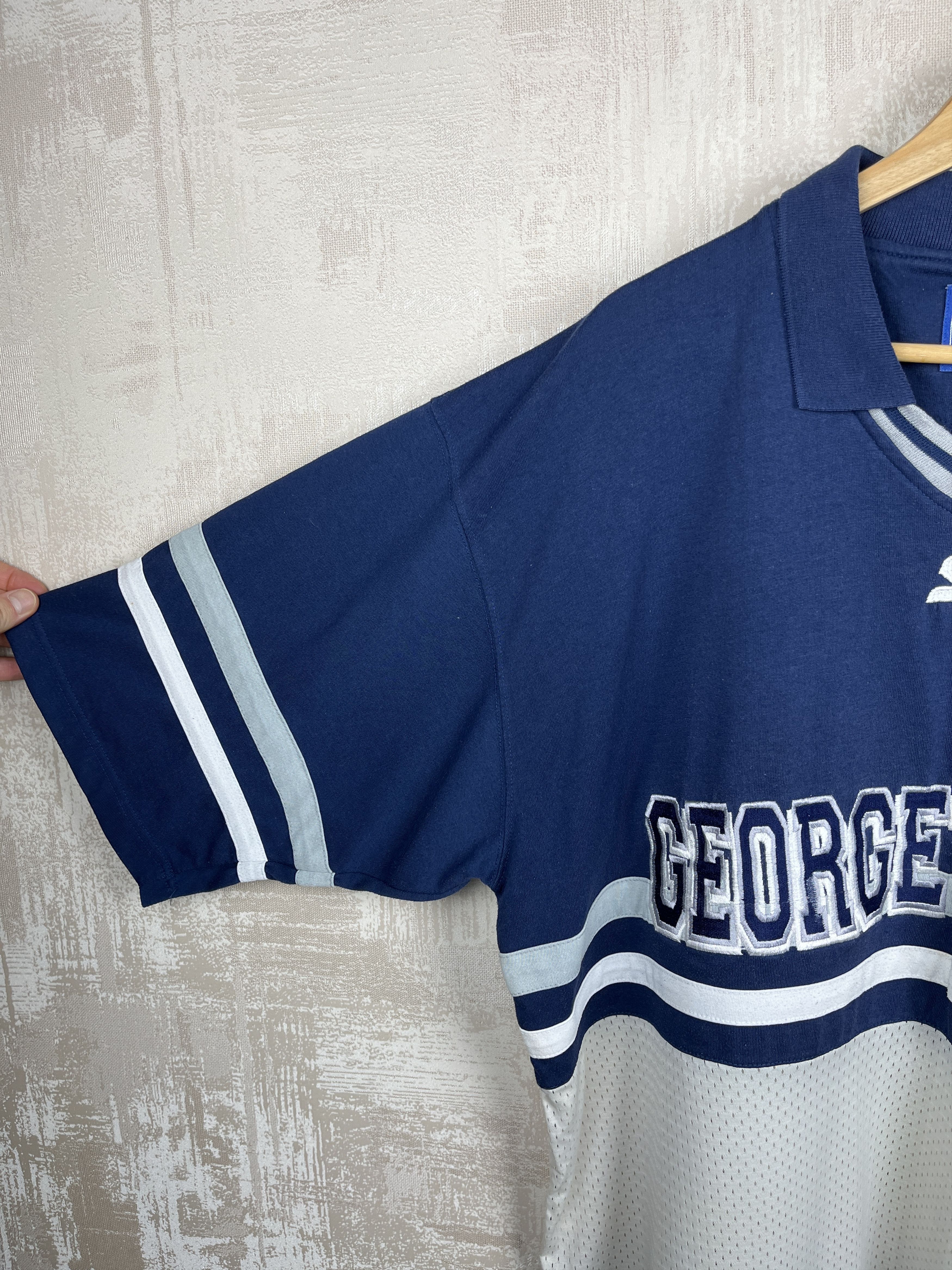 Starter 90's Georgetown Hoyas Starter Vintage T-shirt Oversized Size US XL / EU 56 / 4 - 7 Thumbnail