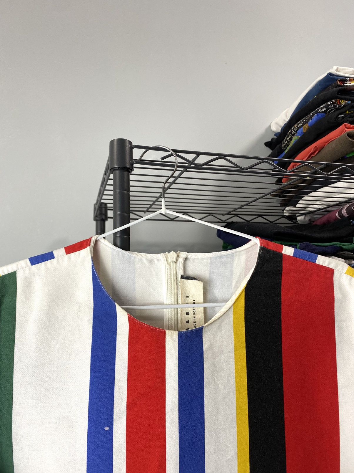 Marni Marni Stripped Multicolor Shirt T Shirt Dress Size M / US 6-8 / IT 42-44 - 3 Thumbnail