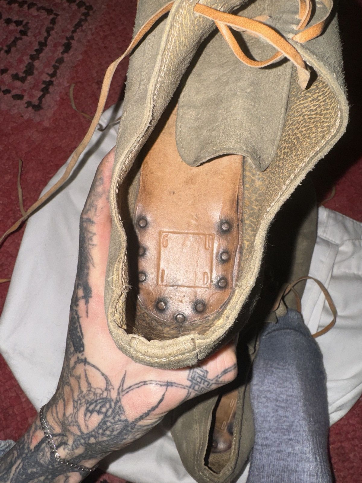 Guidi Guidi 992 derby distressed EU 43 Size US 9 / EU 42 - 9 Thumbnail