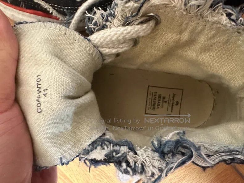 Nigel Cabourn Nigel Cabourn High bank dissolved canvas shoes washed with Size US 8 / EU 41 - 4 Thumbnail