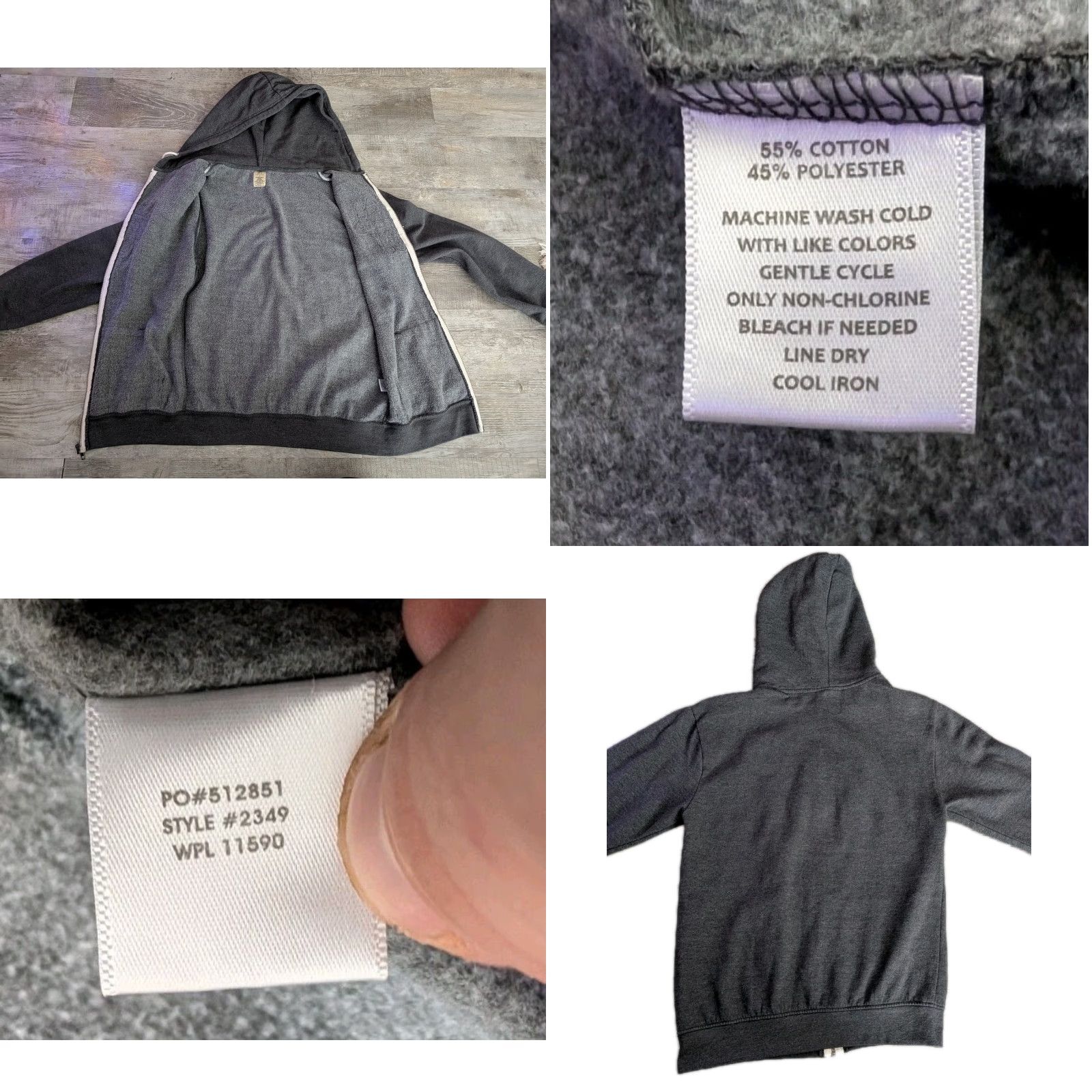 Vintage VINTAGE Teddy the Dog Zip Hoodie Split Applique Sweatshirt Obedience School Dropout Sz S Size S / US 4 / IT 40 - 9 Thumbnail