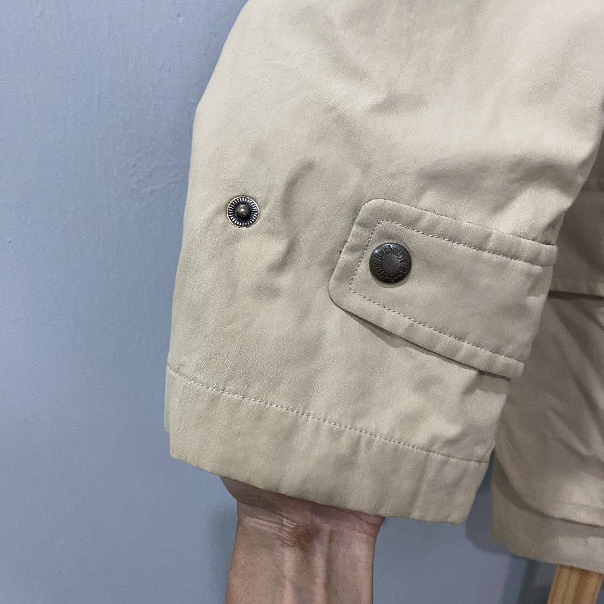 Burberry Vintage 90s Burberrys Nova Check Lined Field Jacket Coat Size US L / EU 52-54 / 3 - 6 Thumbnail