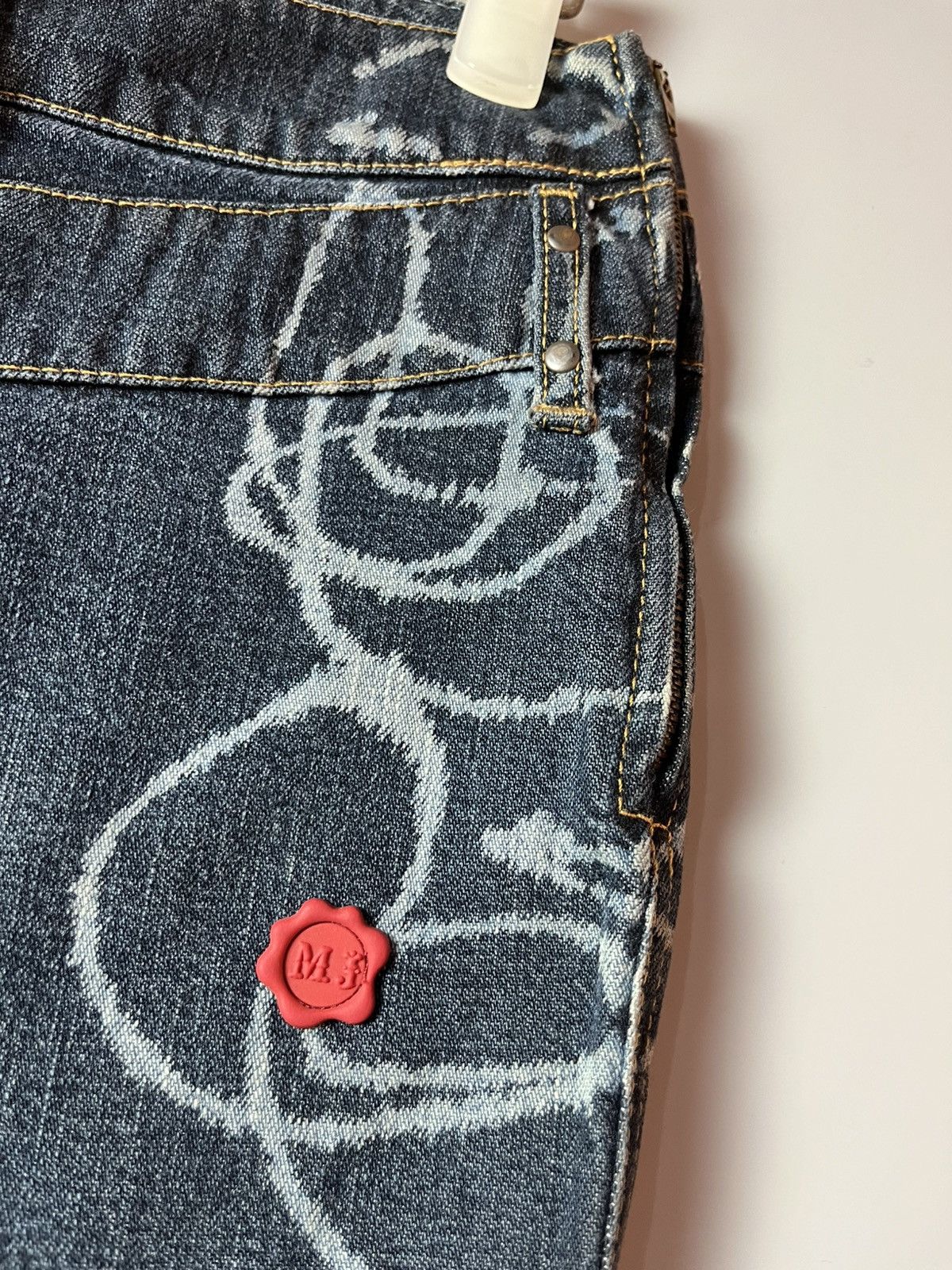 Moschino Moschino jeans archived 90’s graffiti Y2k wide jeans Size 28" / US 6 / IT 42 - 3 Thumbnail