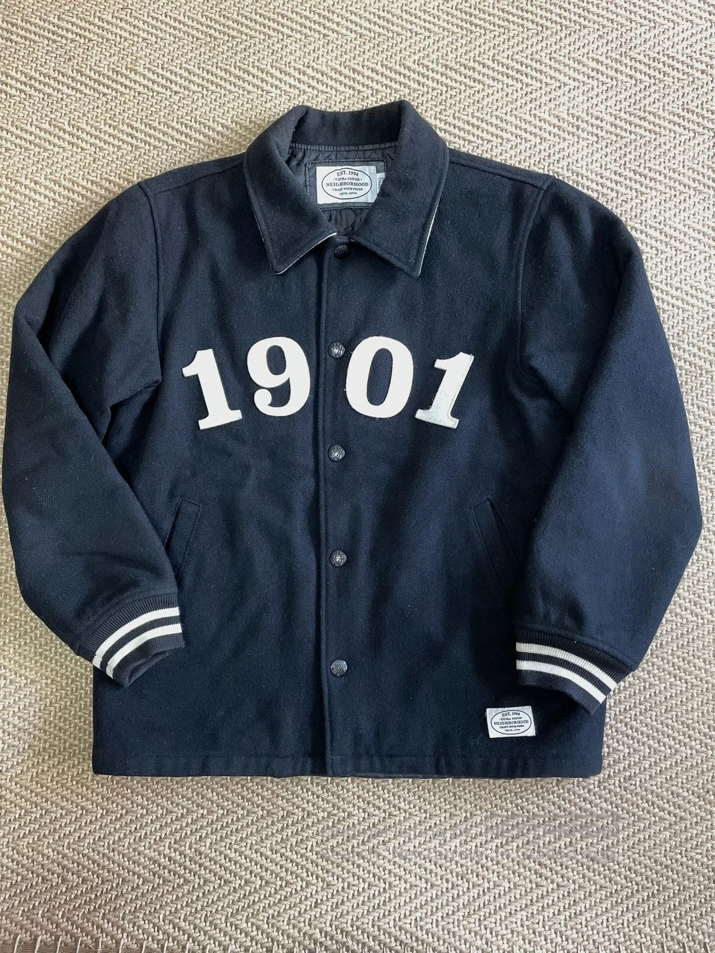 Neighborhood Neighborhood Varsity Thick Cotton Jacket. Size US S / EU 44-46 / 1 - 1 Thumbnail