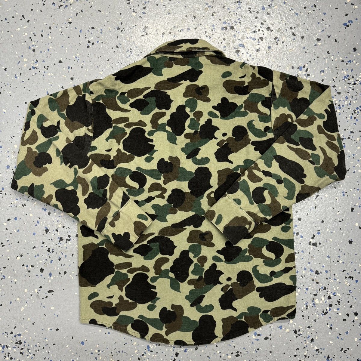 Vintage Vintage 70s Best Jim Catfish Hunter Camo Flannel Shirt Size US S / EU 44-46 / 1 - 2 Thumbnail