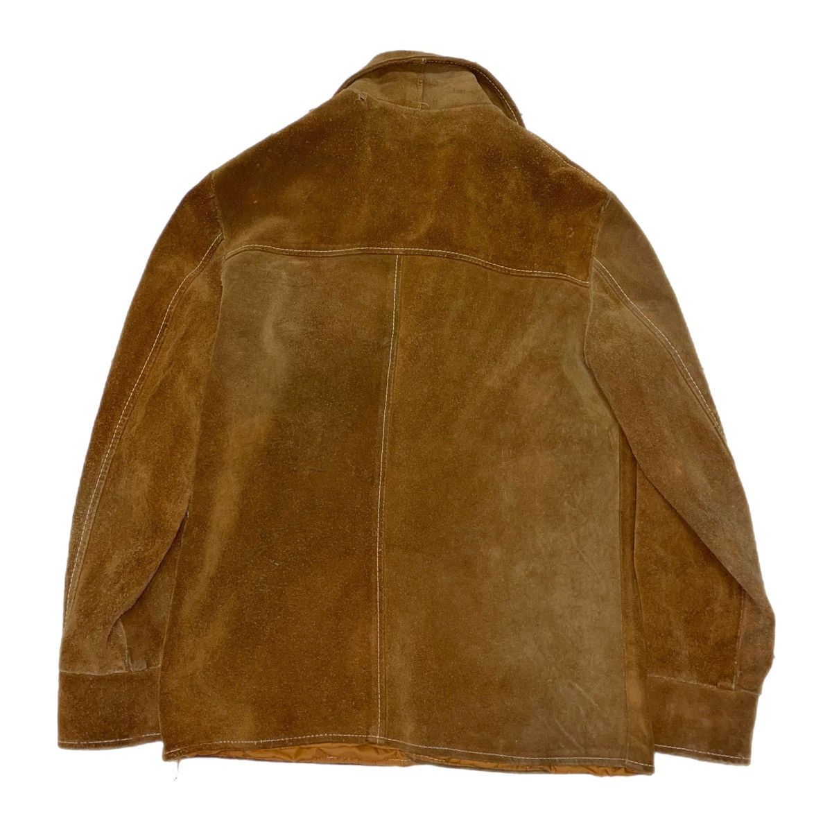Other Vintage Suede Snap Button Jacket/ Overshirt Size US M / EU 48-50 / 2 - 2 Thumbnail