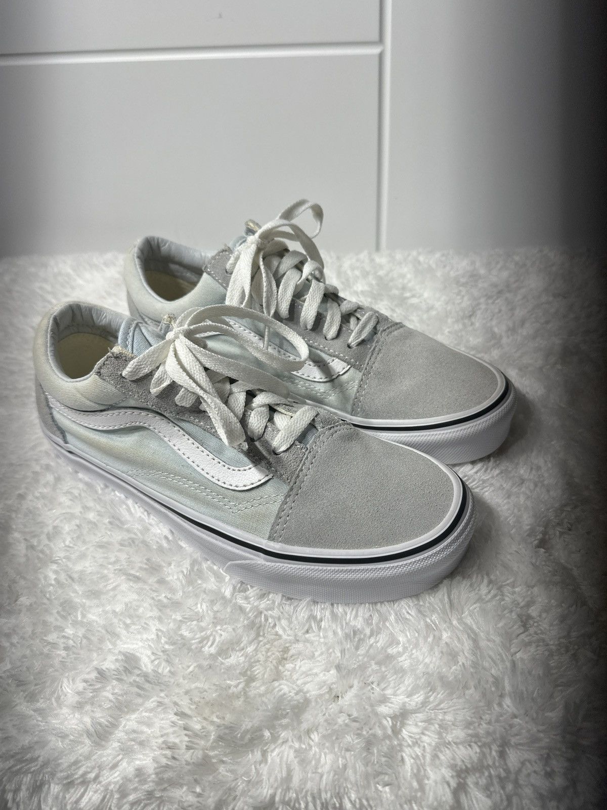 Vans Vans Old Skool Womens Light Blue Size US 7 / EU 40 - 2 Thumbnail